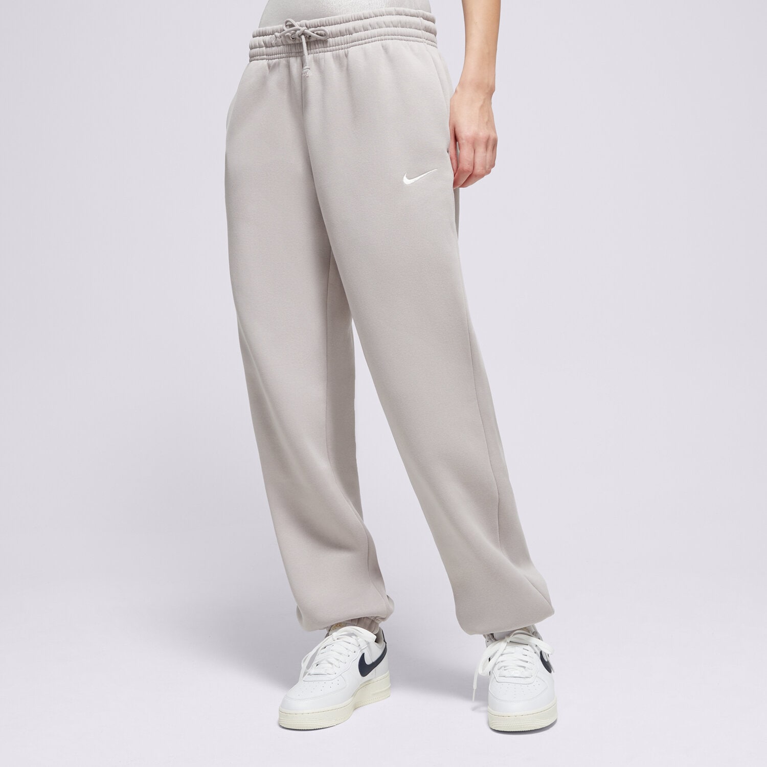 Damen Hosen NIKE HOSE W NSW PHNX FLC HR OS PANT 2 FZ5996-009 Grau