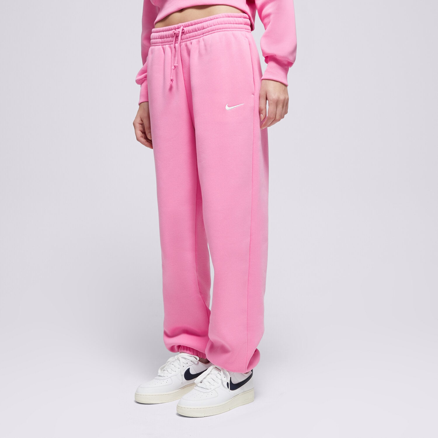 Damen Hosen NIKE HOSE W NSW PHNX FLC HR OS PANT 2 FZ5996-676 Rosa