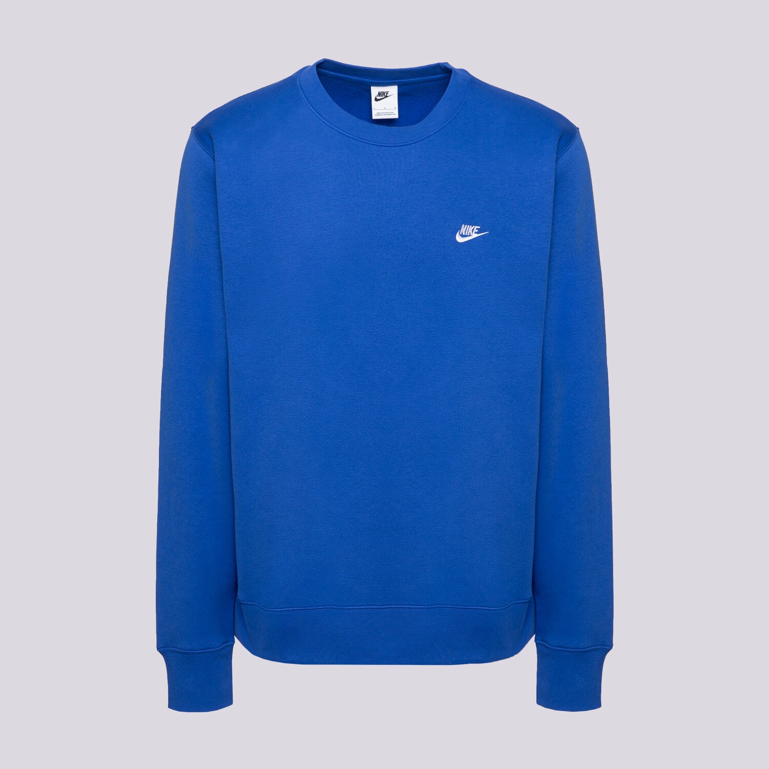 Herren NIKE SWEATSHIRT M NK CLUB BB CREW FN3886-480 Blau