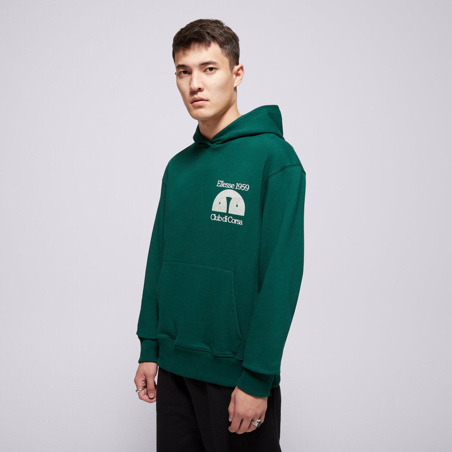 Herren ELLESSE HOODIE CLUB DI CORSA DGREEN HOODIE SHB23148502 Grün
