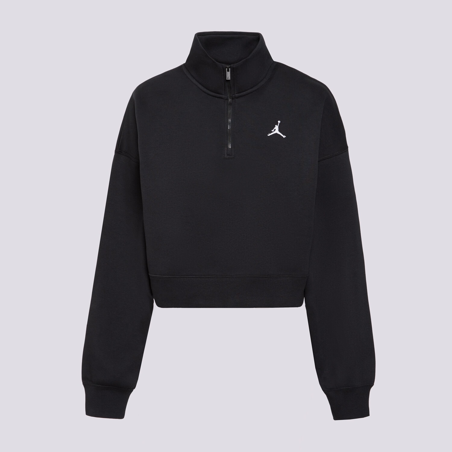 Damen JORDAN SWEATSHIRT MIT REIßVERSCHLUSS   W J BRK FLC QZ TOP IH2391-010 Schwarz
