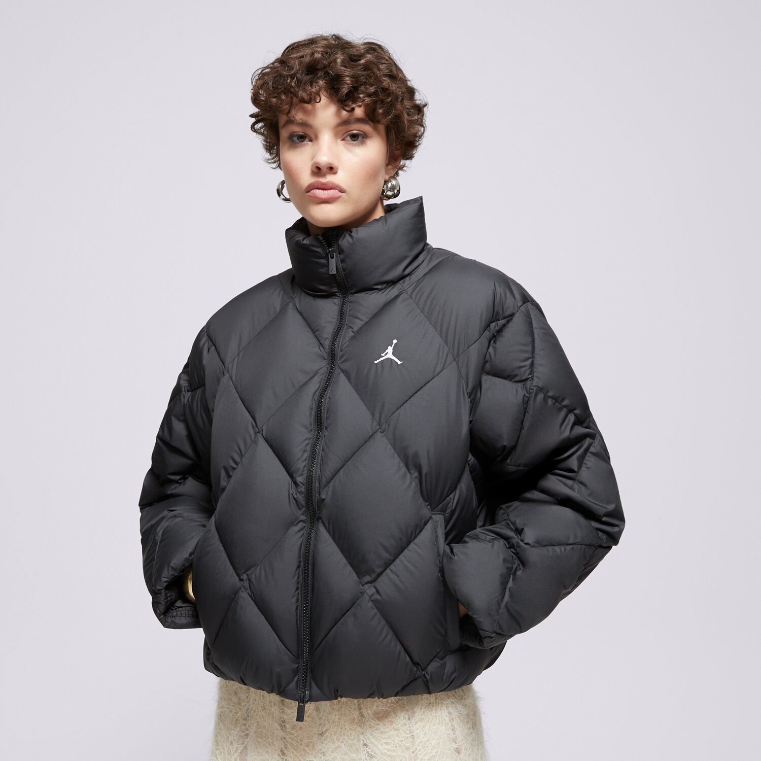 Damen Winterjacke JORDAN JACKE W J BRK PUFFER QLT HV0417-010 Schwarz