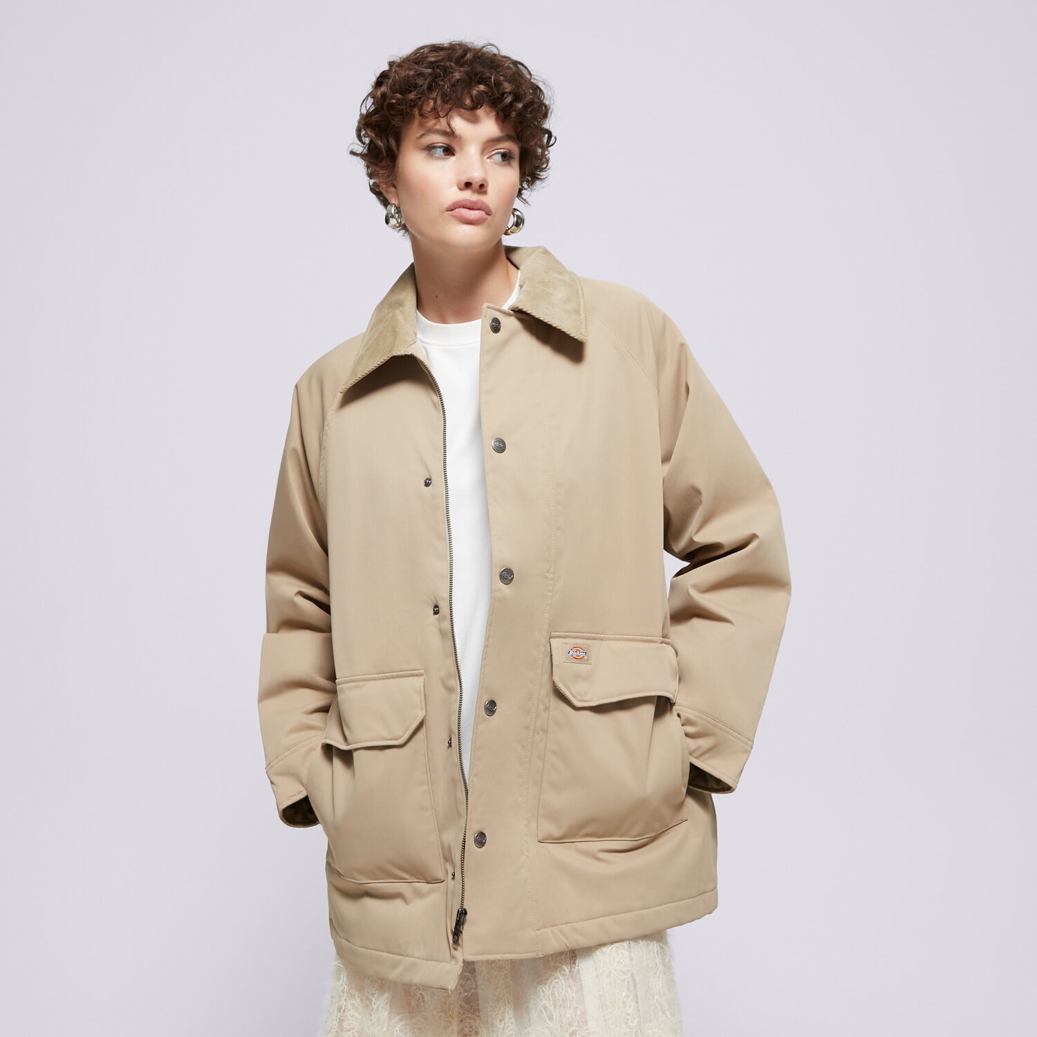 Damen Winterjacke DICKIES JACKE MEDINA COAT W DK0A87OKKHK1 Beige