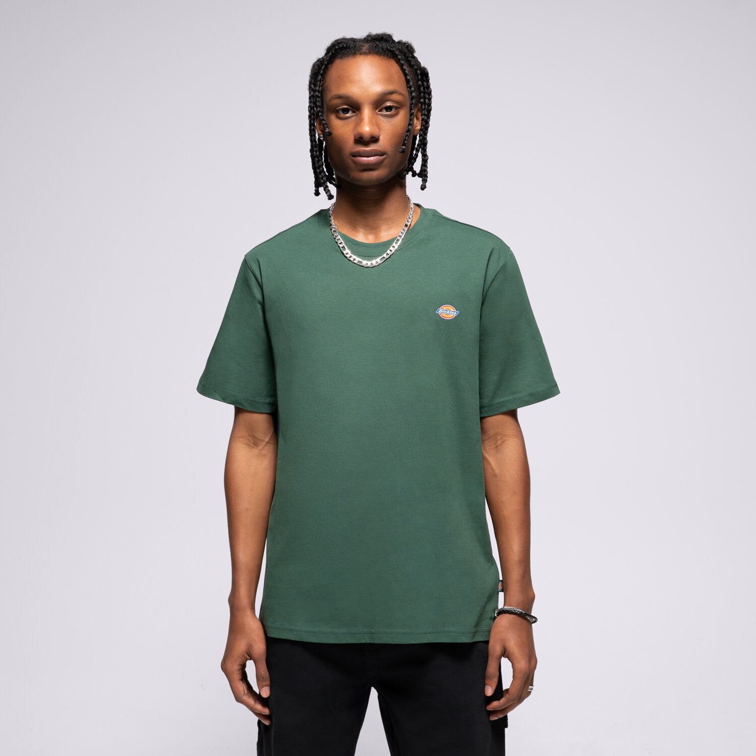 Herren T-Shirt DICKIES T-SHIRT SS MAPLETON TEE DK0A4XDBPIN1 Grün