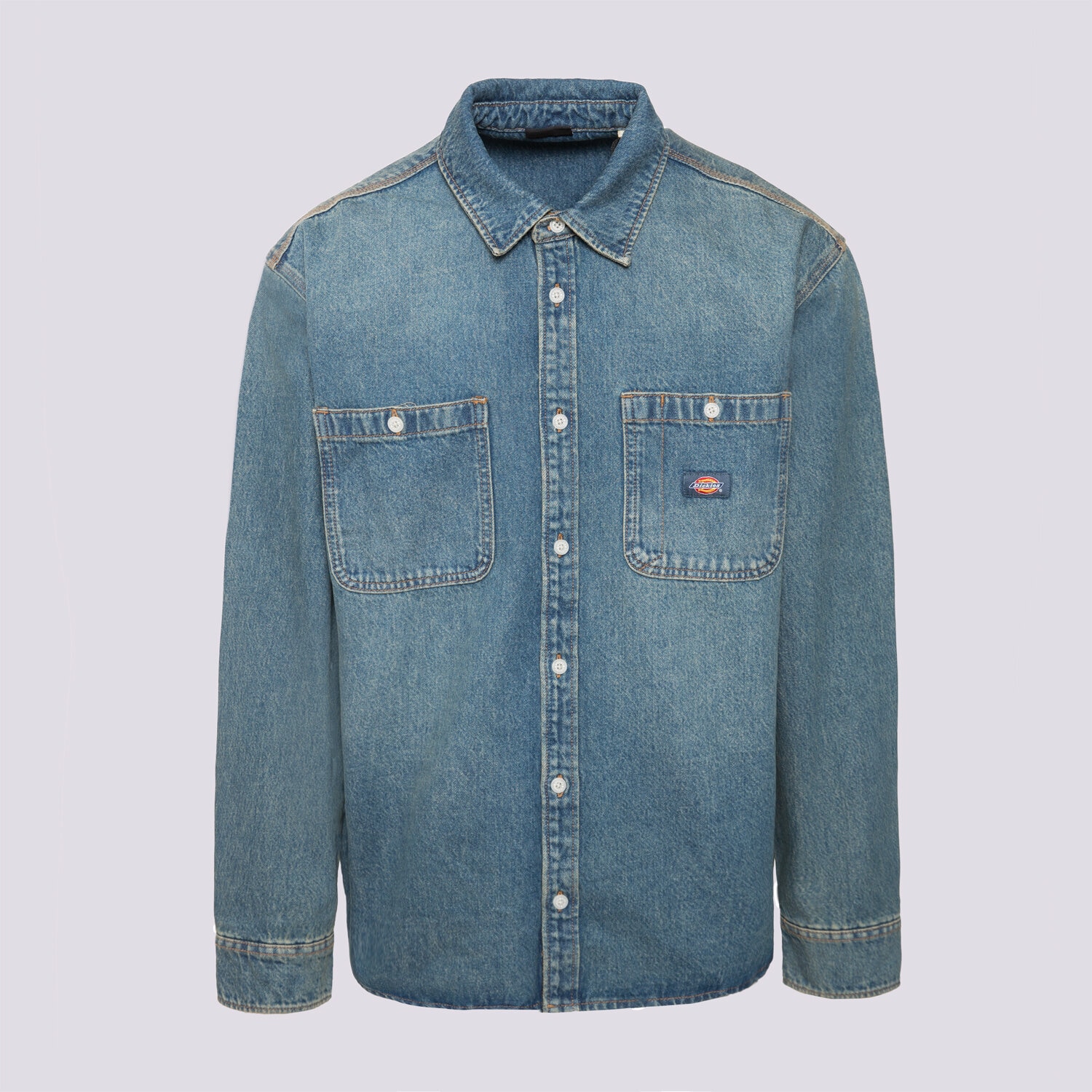 Herren Hemd DICKIES HEMD MECHANIC DENIM SHIRT LS DK0A87PXL231 Blau
