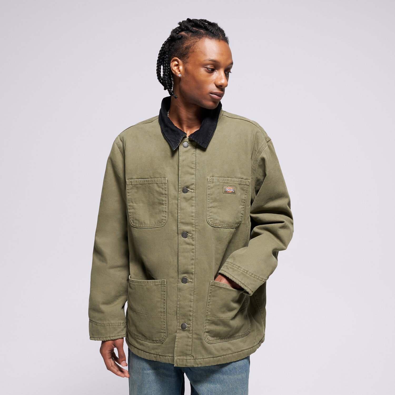Herren Winterjacke DICKIES JACKE WINTER CHORE JACKET LINED CANVAS DK0A87O3MGR1 Khaki