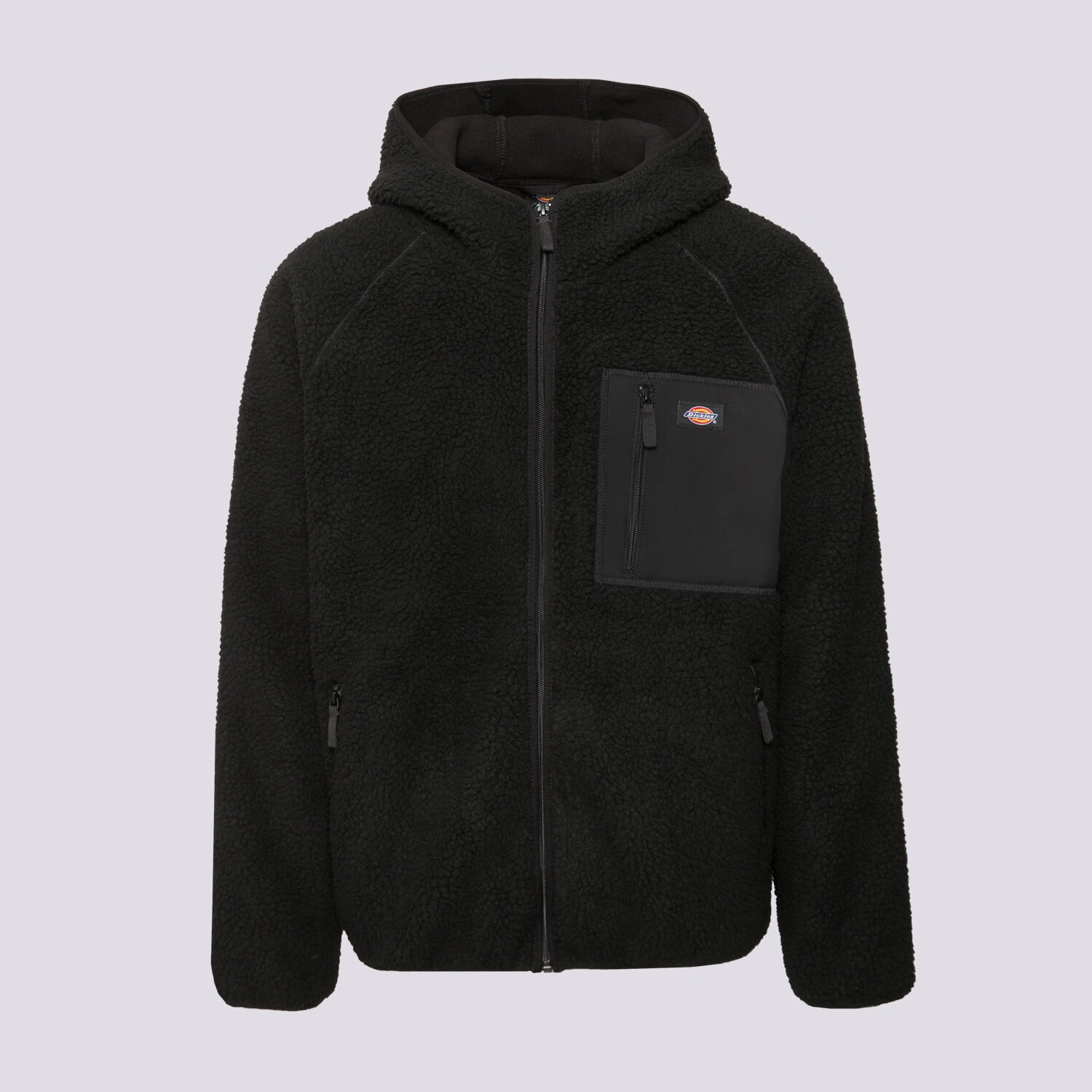 Herren Winterjacke DICKIES JACKE CENTRAL HIGH PILE HOODED DK0A87NVBLK1 Schwarz