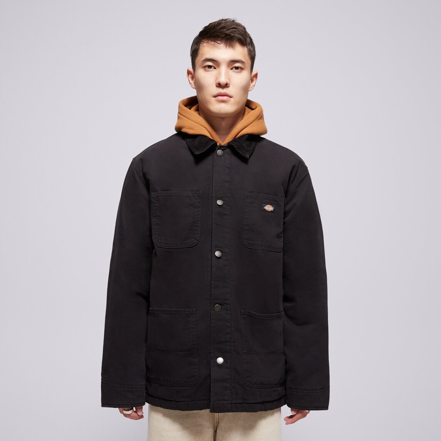 Herren Winterjacke DICKIES JACKE WINTER CHORE JACKET LINED CANVAS DK0A87O3BLK1 Schwarz