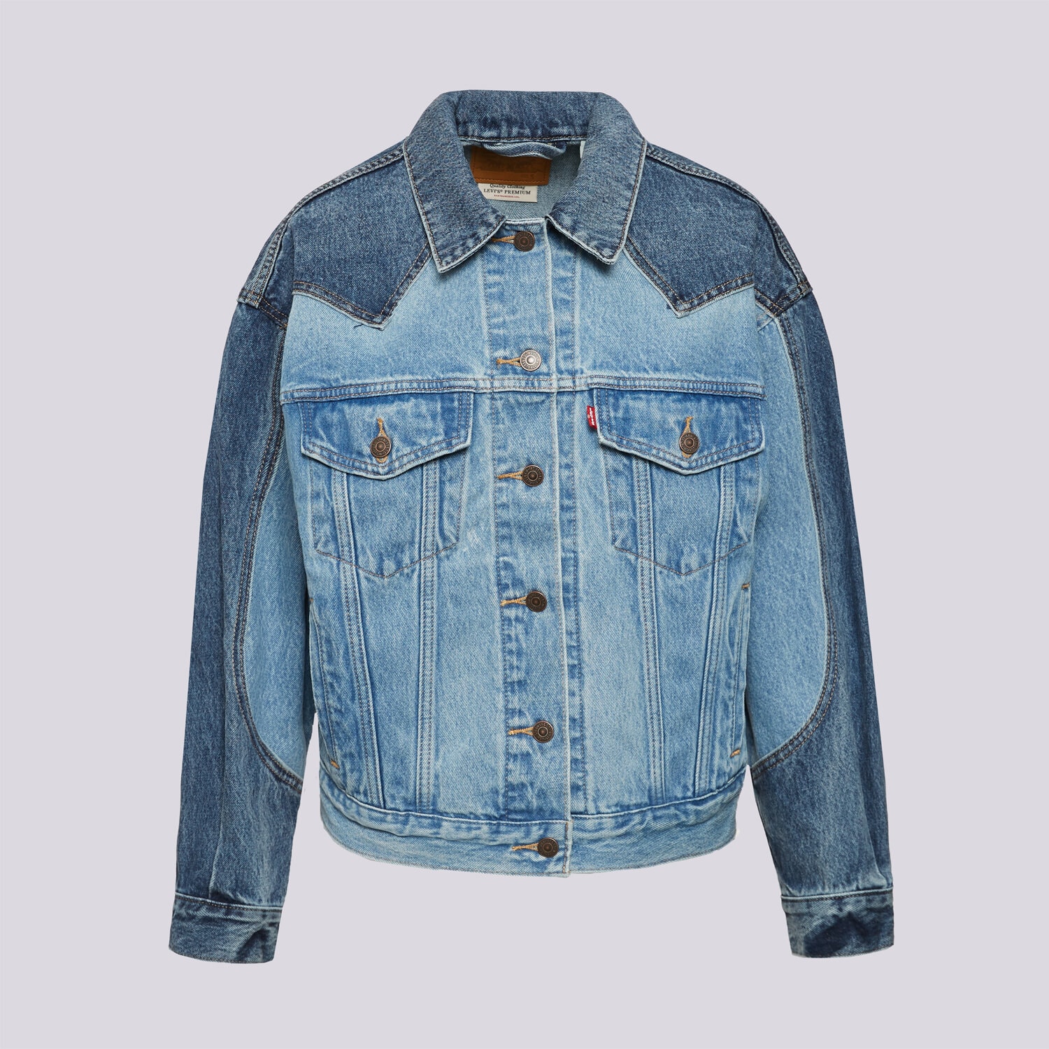 Damen Übergangsjacke LEVI'S JACKE 90S WESTERN PIECED TRCKR WORN IN 003RS-0000 Blau