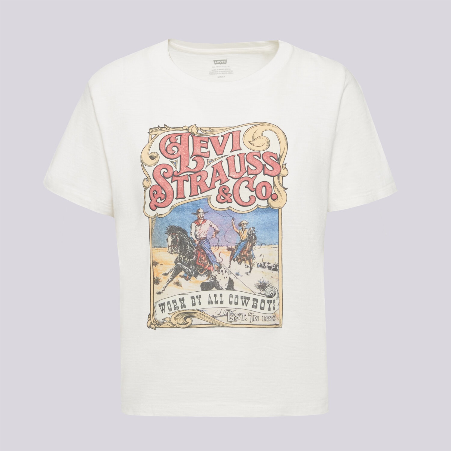 Damen T-Shirt LEVI'S T-SHIRT GRAPHIC BOXY TSHIRT WHITES A8804-0049 Weiß