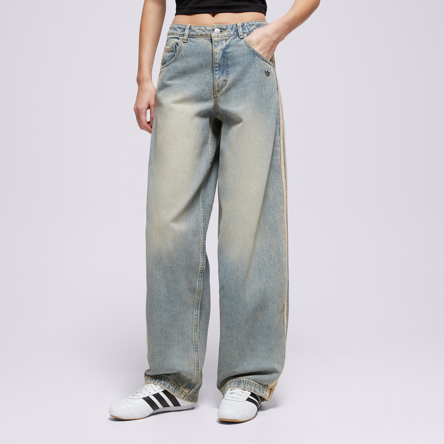 Damen Hosen ADIDAS HOSE P ESS DENIM PNT JY2868 Blau