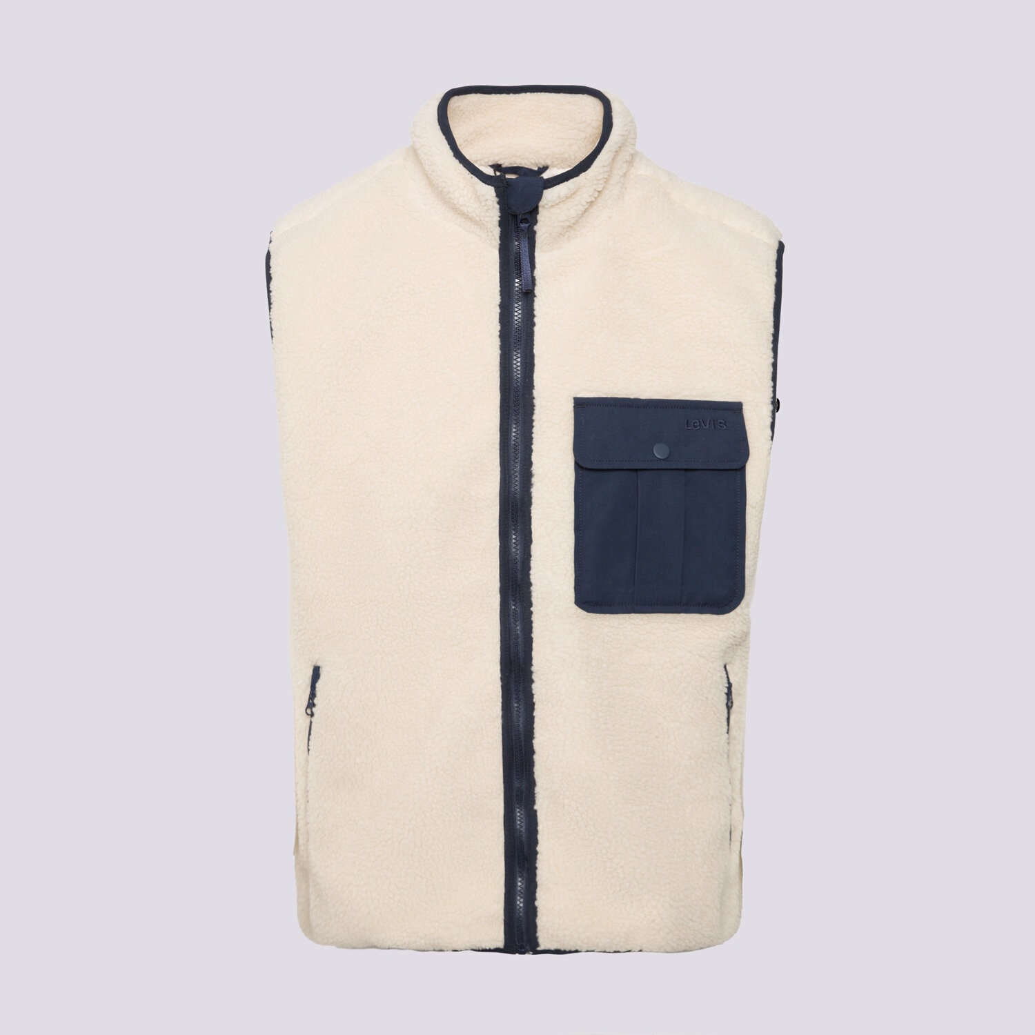 Herren Weste LEVI'S WESTE JOONIE SHERPA VEST NEUTRALS 003AY-0002 Beige