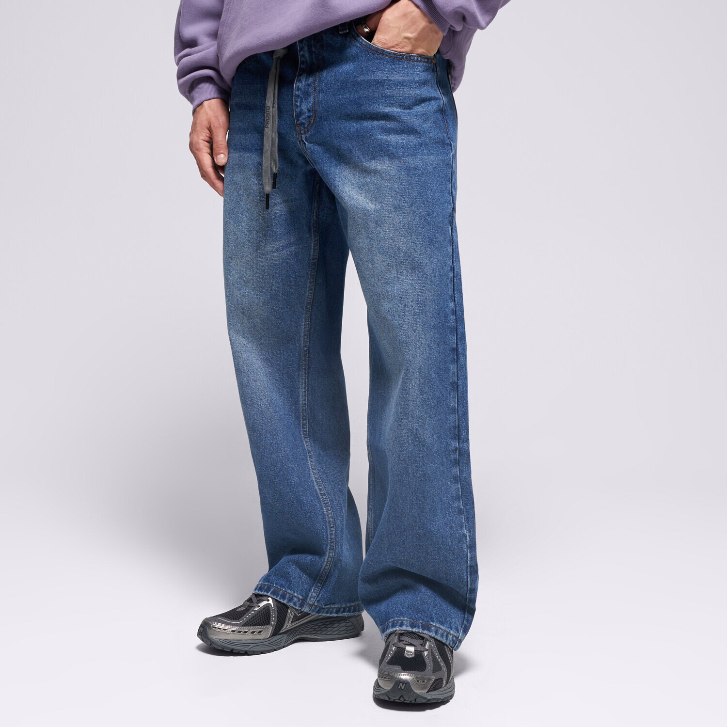 Herren Hosen PROSTO HOSE JEANS BAGGY TARMAC BLUE KL252MPAN3012 Blau