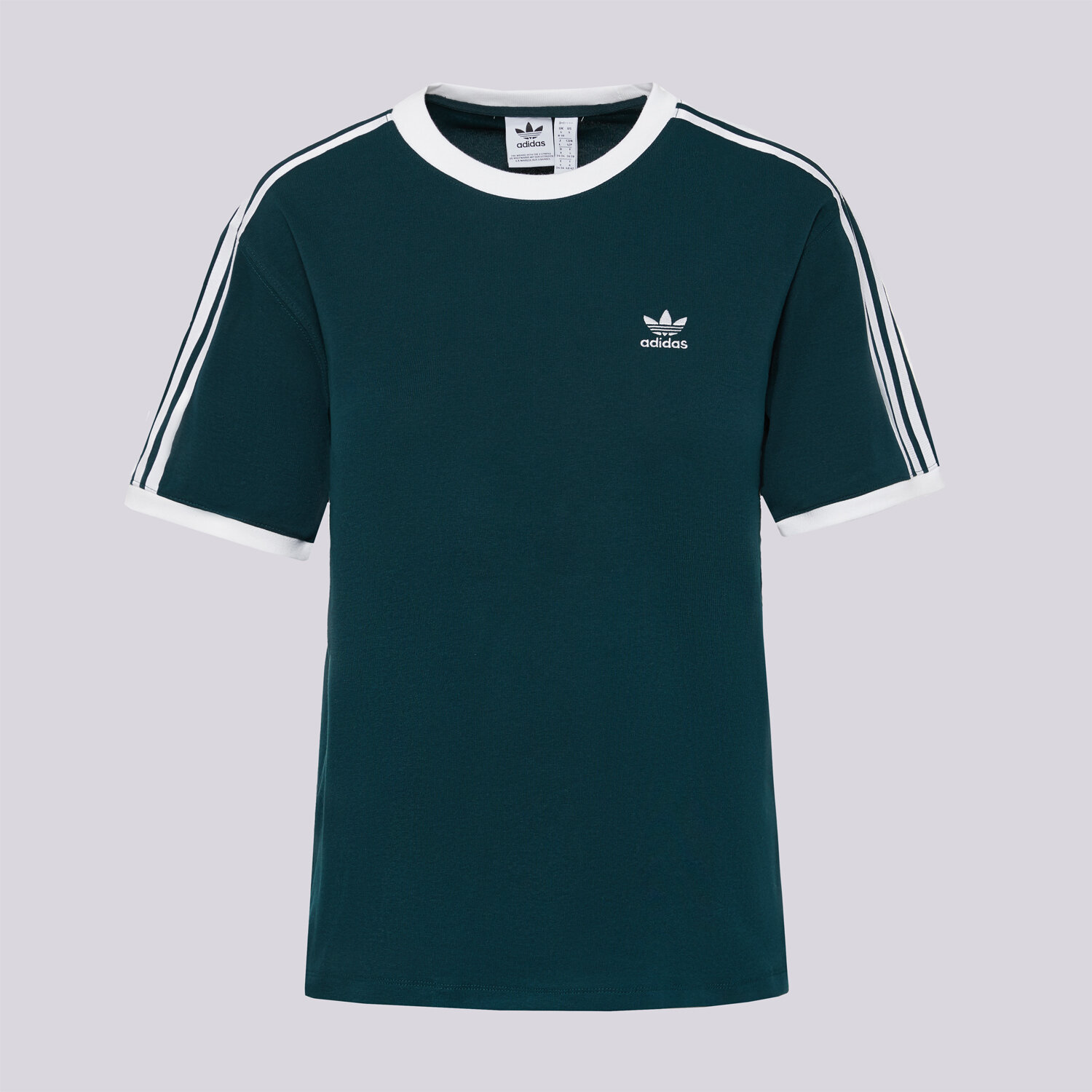 Damen T-Shirt ADIDAS T-SHIRT 3 STRIPE TEE JY4855 Grün