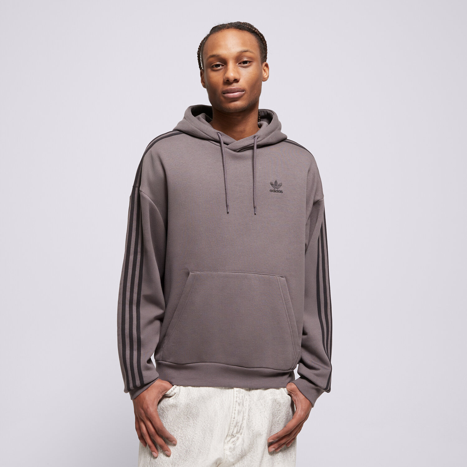 Herren ADIDAS HOODIE BAGGY HOODIE JY1413 Grau