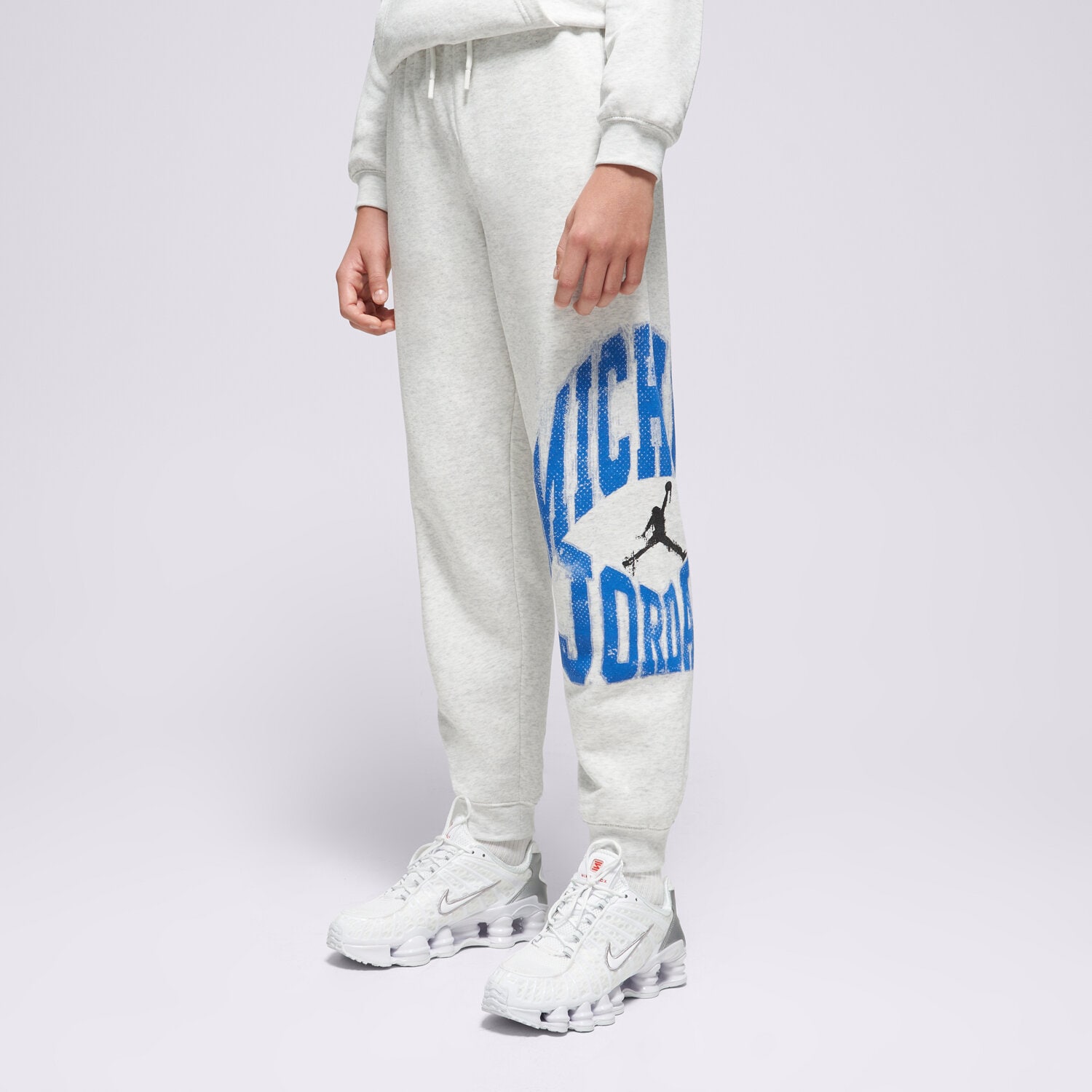 Kinder Hosen JORDAN HOSE JDB MJ MVP HBR JM FLC PANT BOY 95F096-X58 Grau