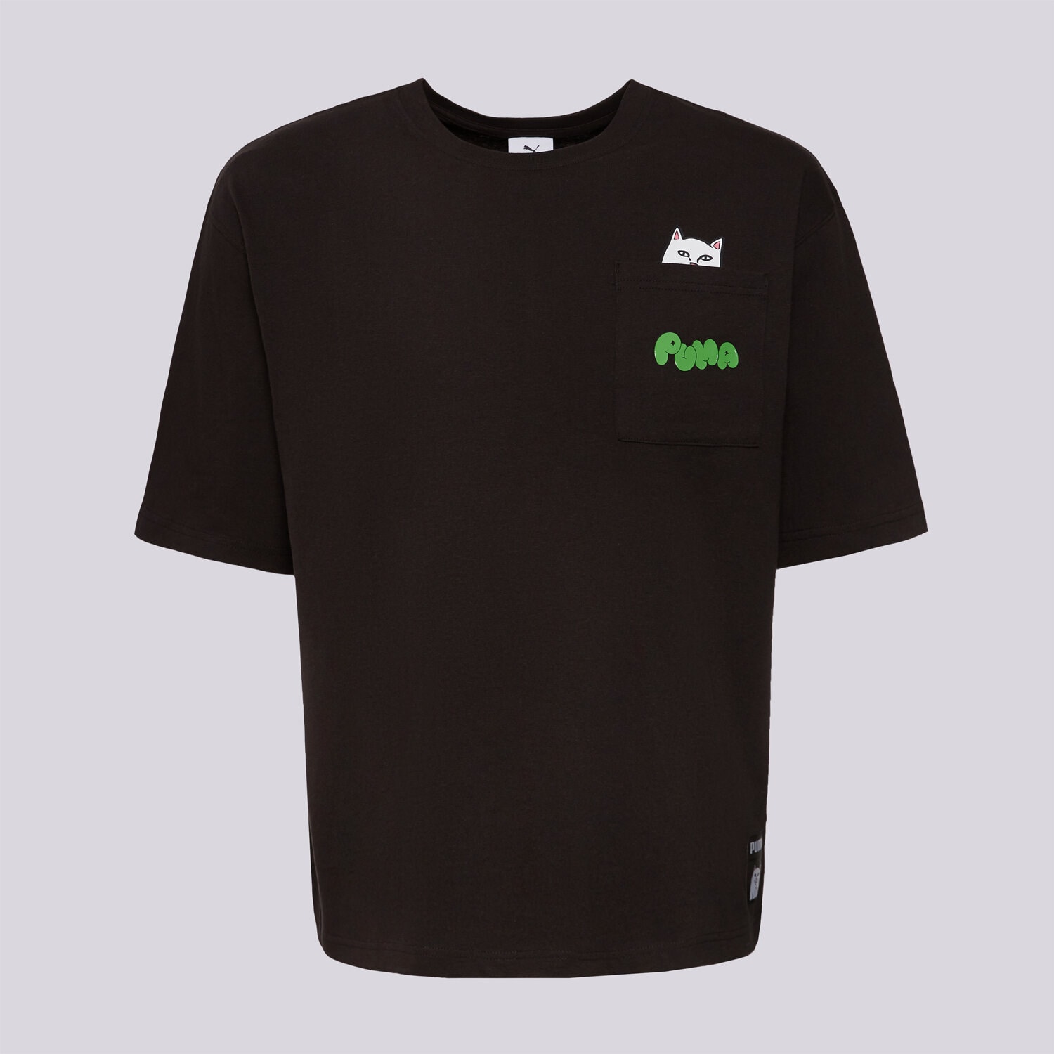 Herren T-Shirt PUMA T-SHIRT PUMA X RIPNDIP RELAXED POCKET TEE 633779 01 Schwarz