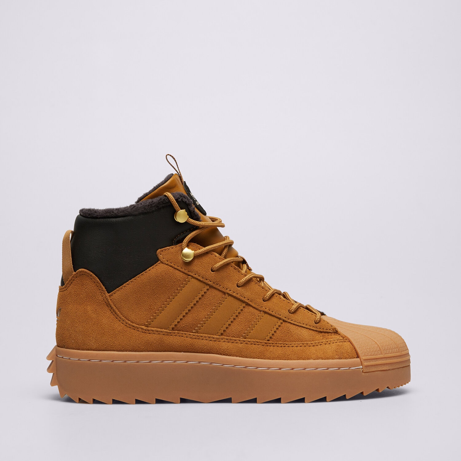 Kinder Outdoor Schuhe ADIDAS SUPERSTAR WINTER TREK J JQ0345 Braun