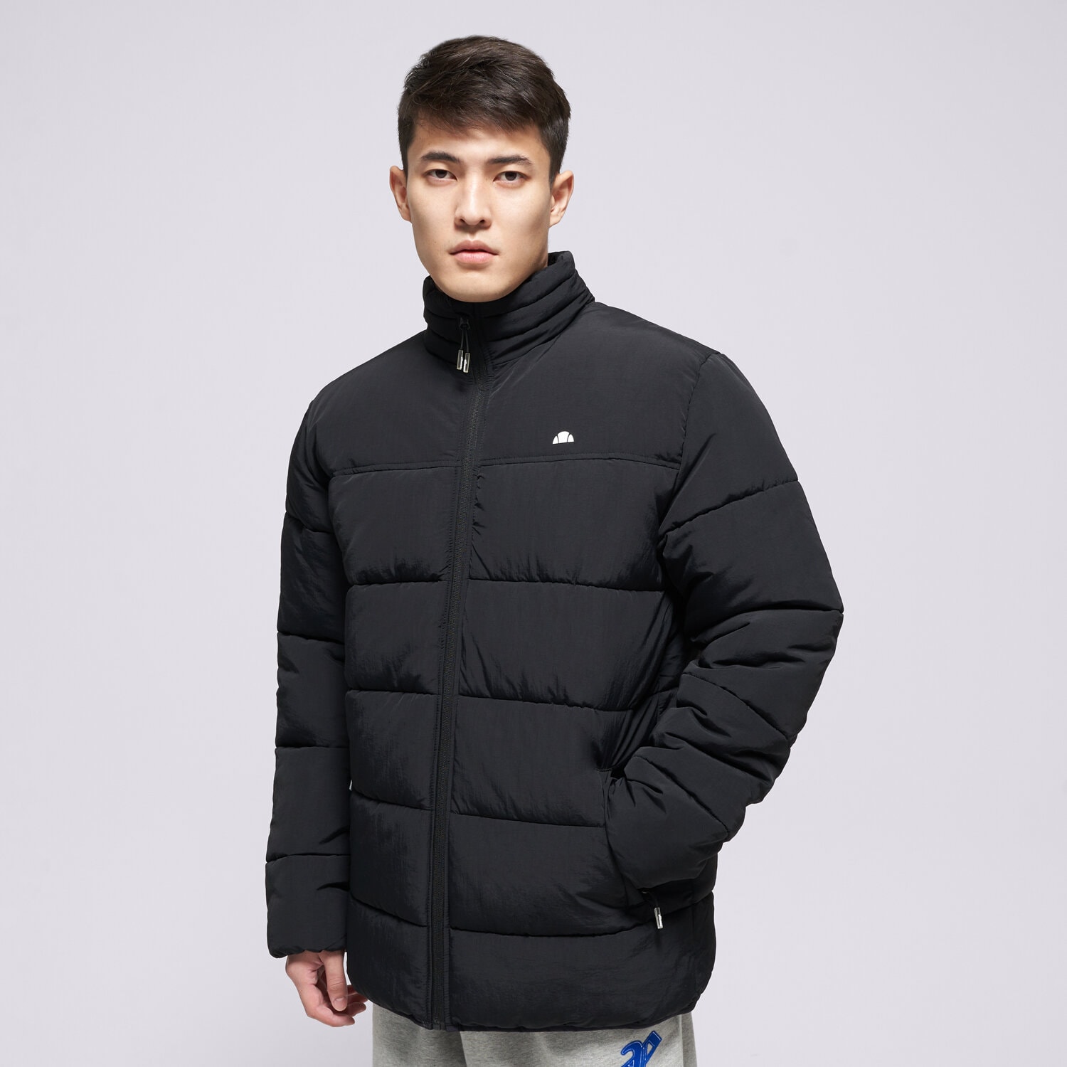 Herren Winterjacke ELLESSE DAUNENJACKE NEBULUS PADDED JACKET BLK SHB23601011 Schwarz