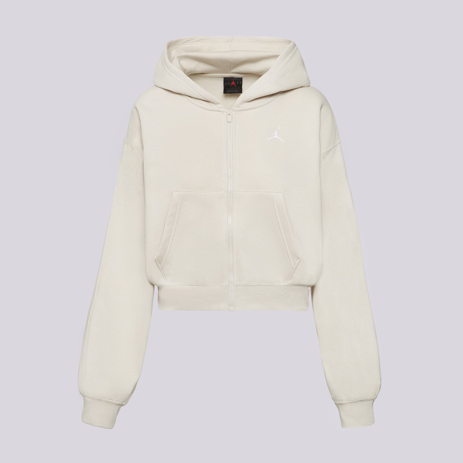 Damen JORDAN SWEATSHIRT MIT REIßVERSCHLUSS Z   KAPTUREM W J BRK FL IH3351-104 Beige