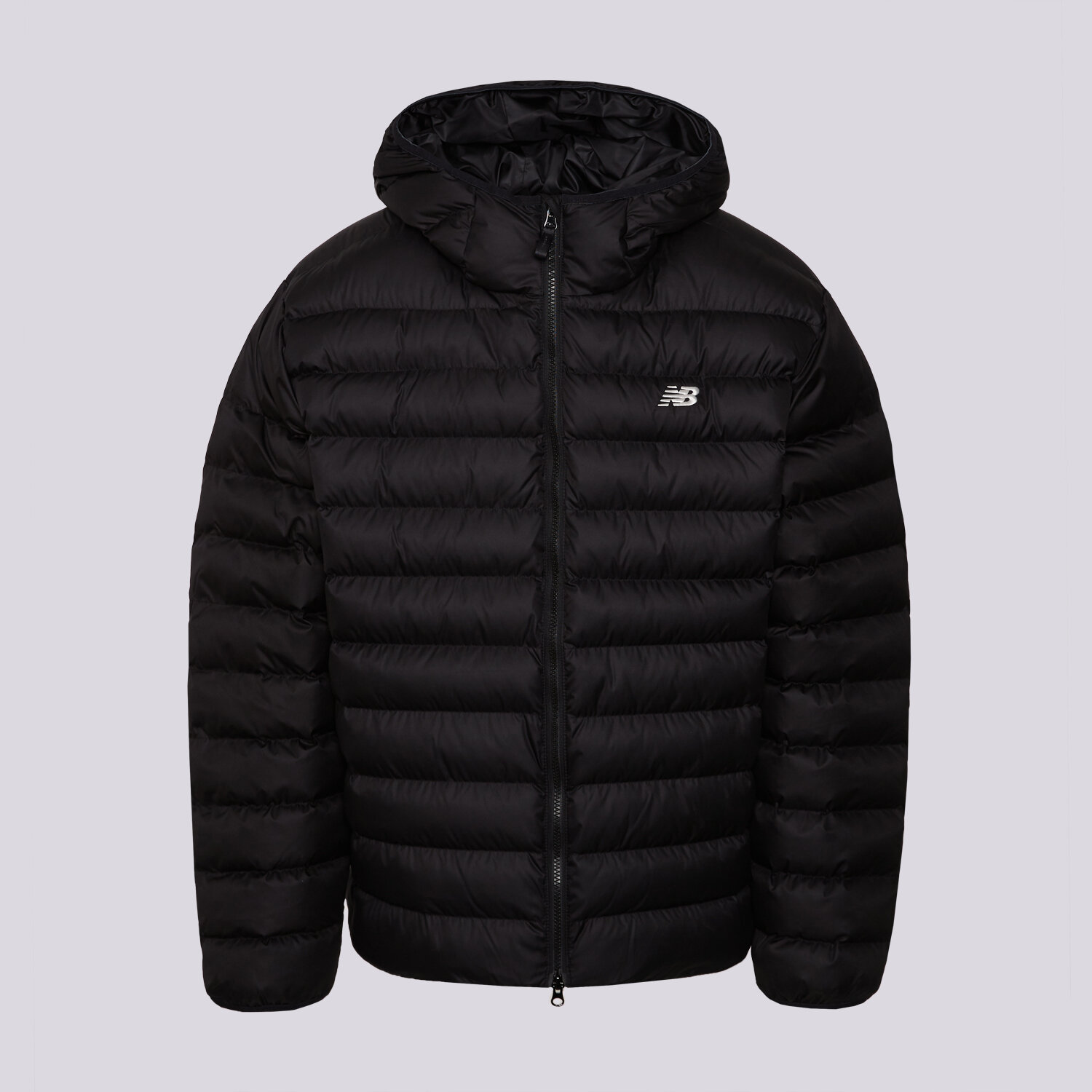 Herren Winterjacke NEW BALANCE JACKE HOODED PUFFER JACKET MO53500BK Schwarz