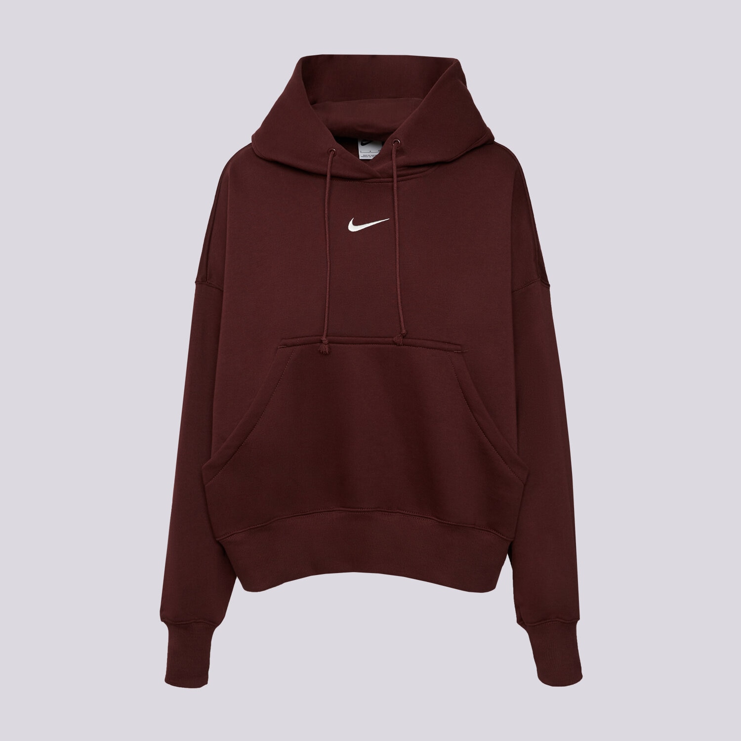Damen NIKE HOODIE W NSW PHNX FLC OOS PO HOODIE DQ5858-652 Dunkelrot