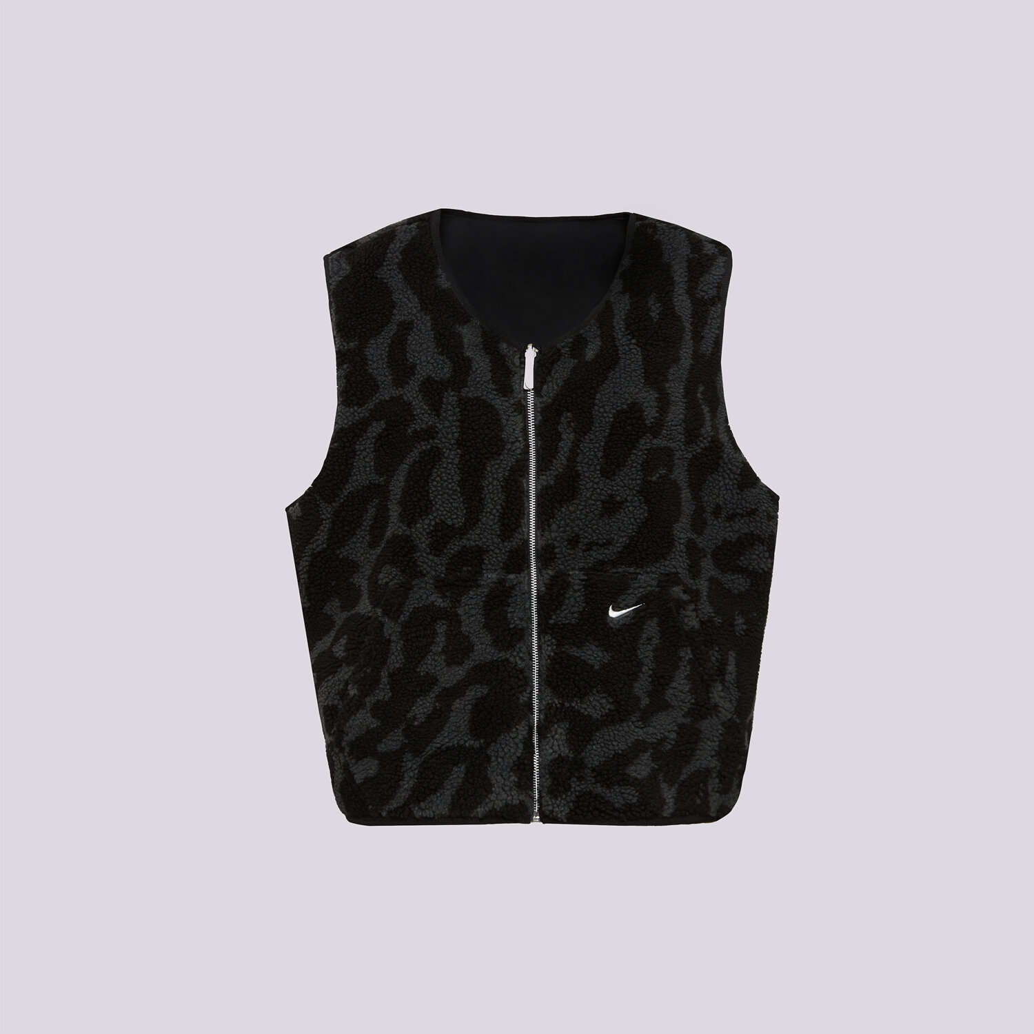 Damen Weste NIKE WESTE W NSW STREET SHERPA VEST HV2073-010 Schwarz