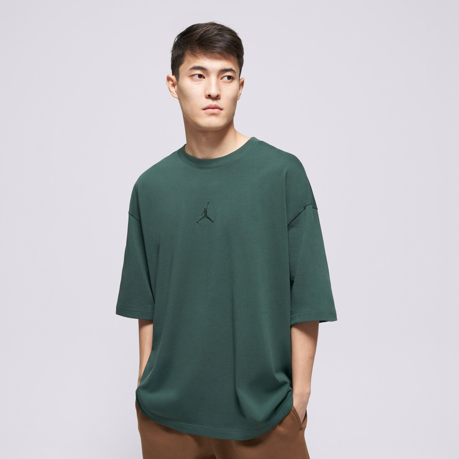Herren T-Shirt JORDAN T-SHIRT M J FLT ESS OVSZ SS CREW IB7345-316 Grün