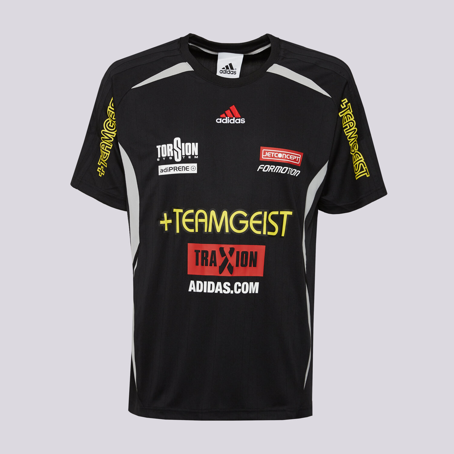 Herren Hemd ADIDAS HEMD GRAPHIC SHORT SLEEVE JERSEY TEAMGEIST KG2671 Schwarz