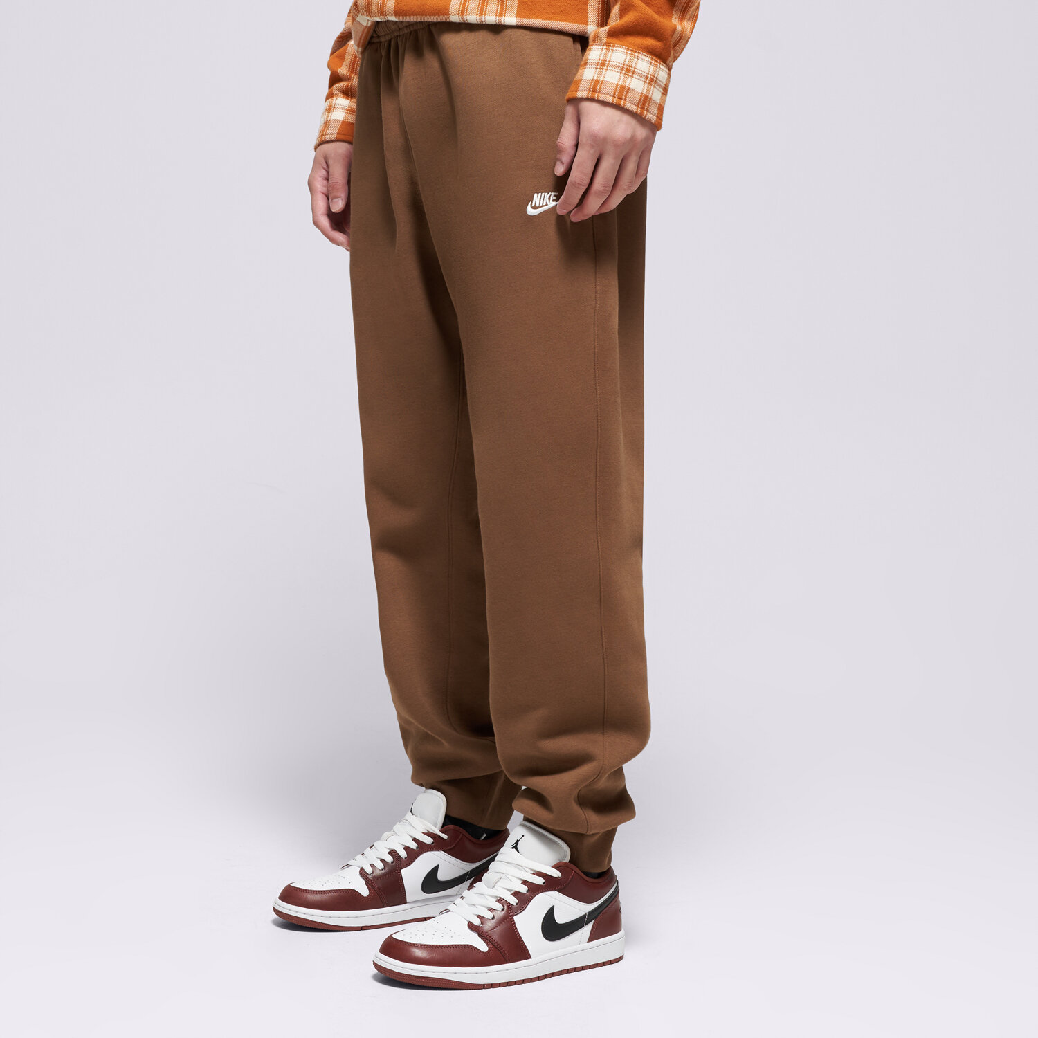 Herren Hosen NIKE HOSE M NK CLUB BB JOGGER FN3787-235 Braun