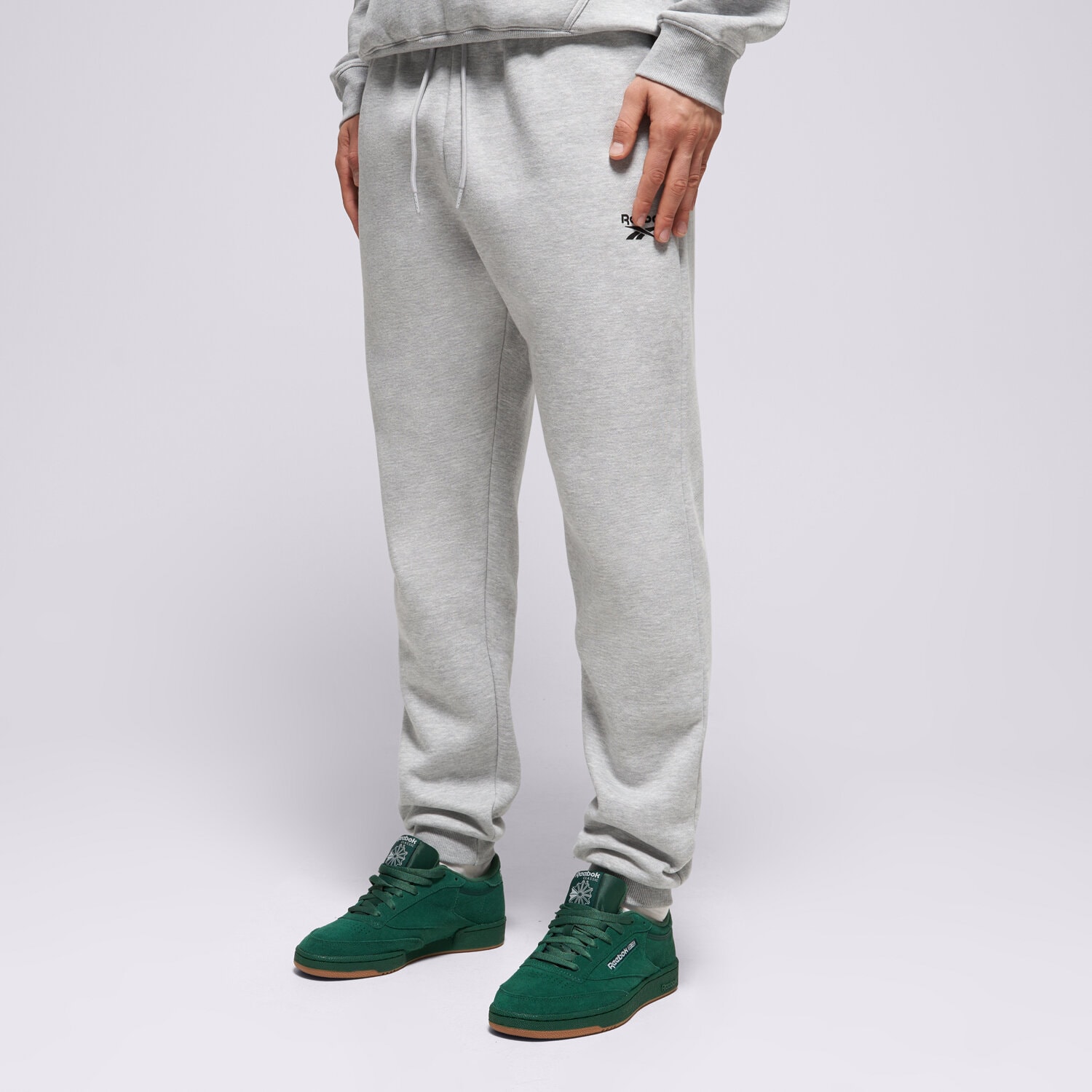 Herren Hosen REEBOK HOSE ANDRE SMALL LOGO CUFFED 100240232 Grau