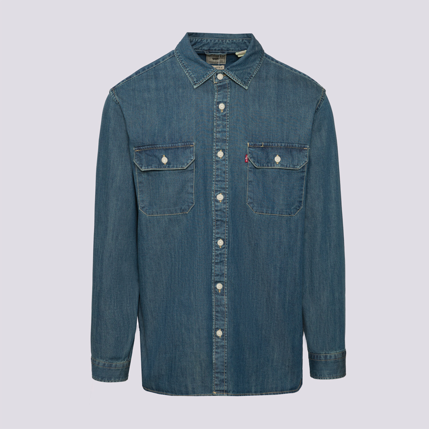 Herren Hemd LEVI'S HEMD JACKSON WORKER DARK INDIGO - WORN IN 19573-0269 Blau