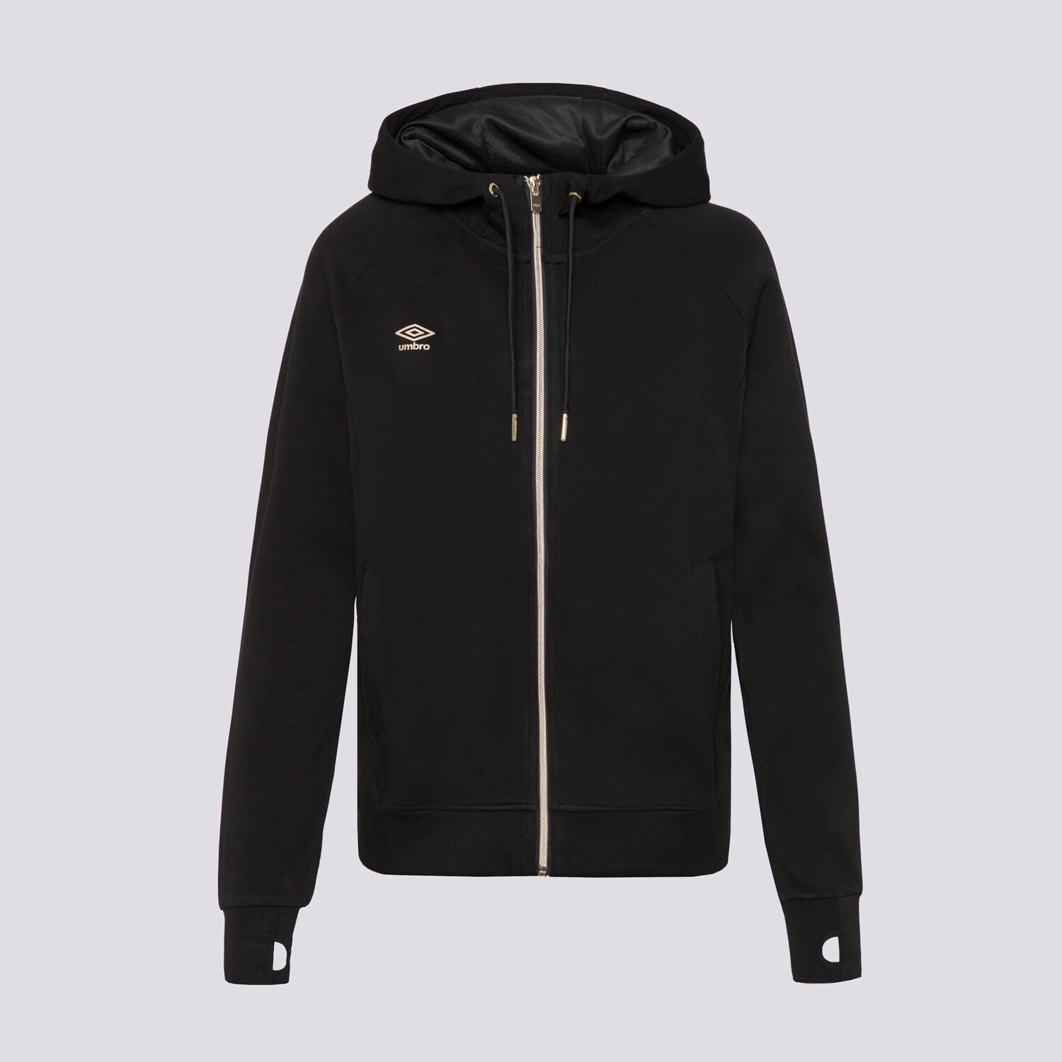 Damen UMBRO SWEATSHIRT MIT REIßVERSCHLUSS   Z KAPTUREM ALVIN II UL124BLD02001 Schwarz