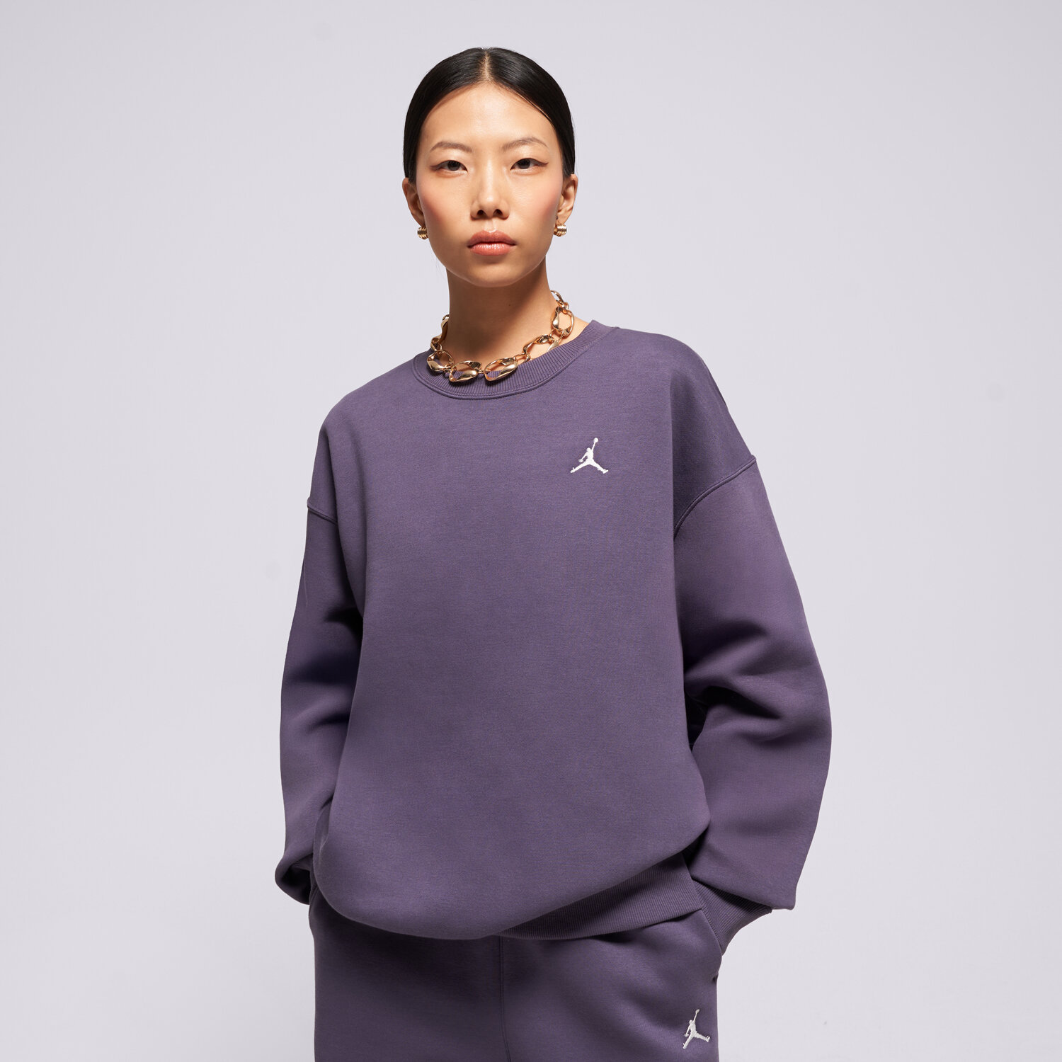 Damen JORDAN SWEATSHIRT W J BRK FLC CREW 24 FV7074-573 Violet