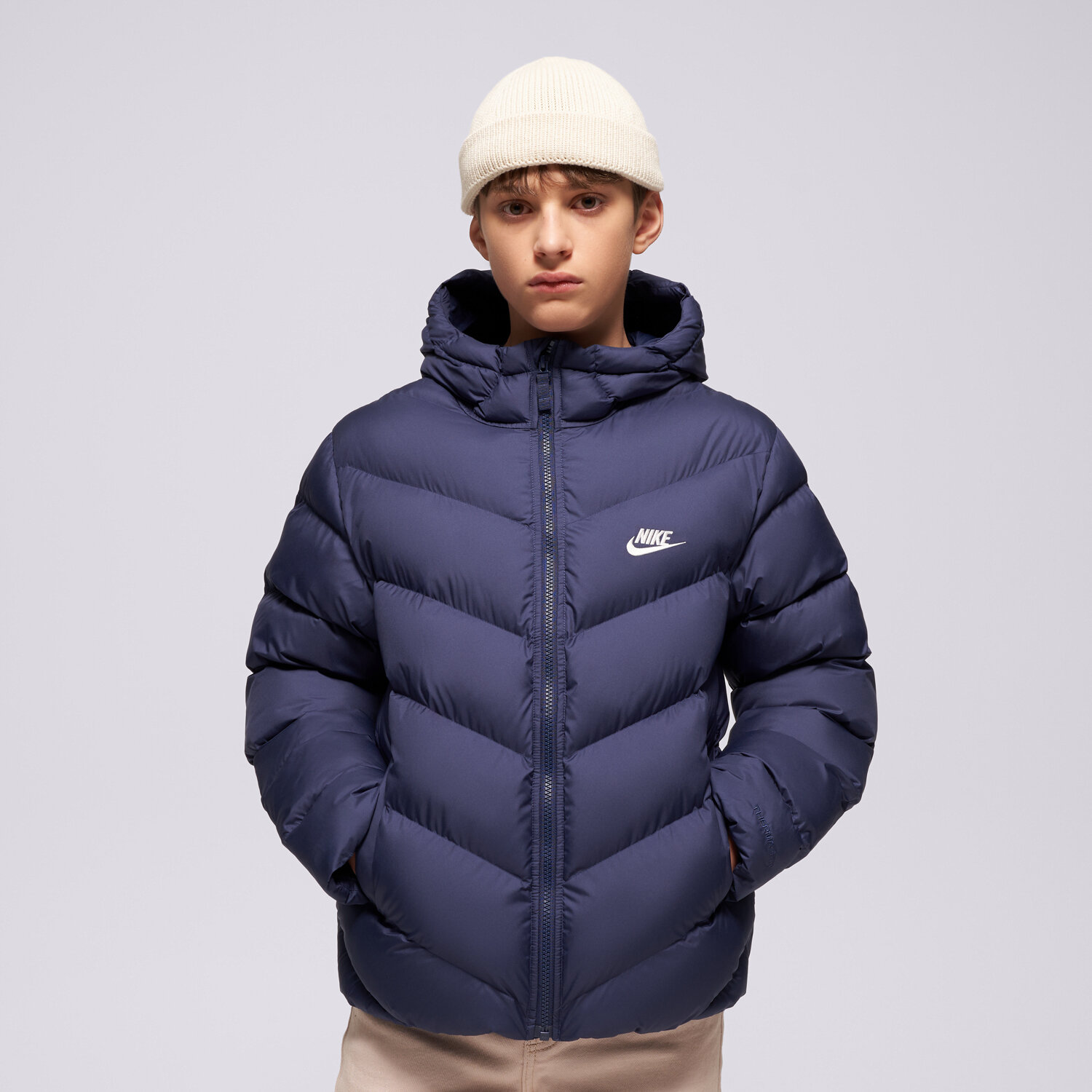 Kinder Übergangsjacke NIKE DAUNENJACKE K NSW TF ADP PUFFER BOY HQ4976-410 Dunkelblau
