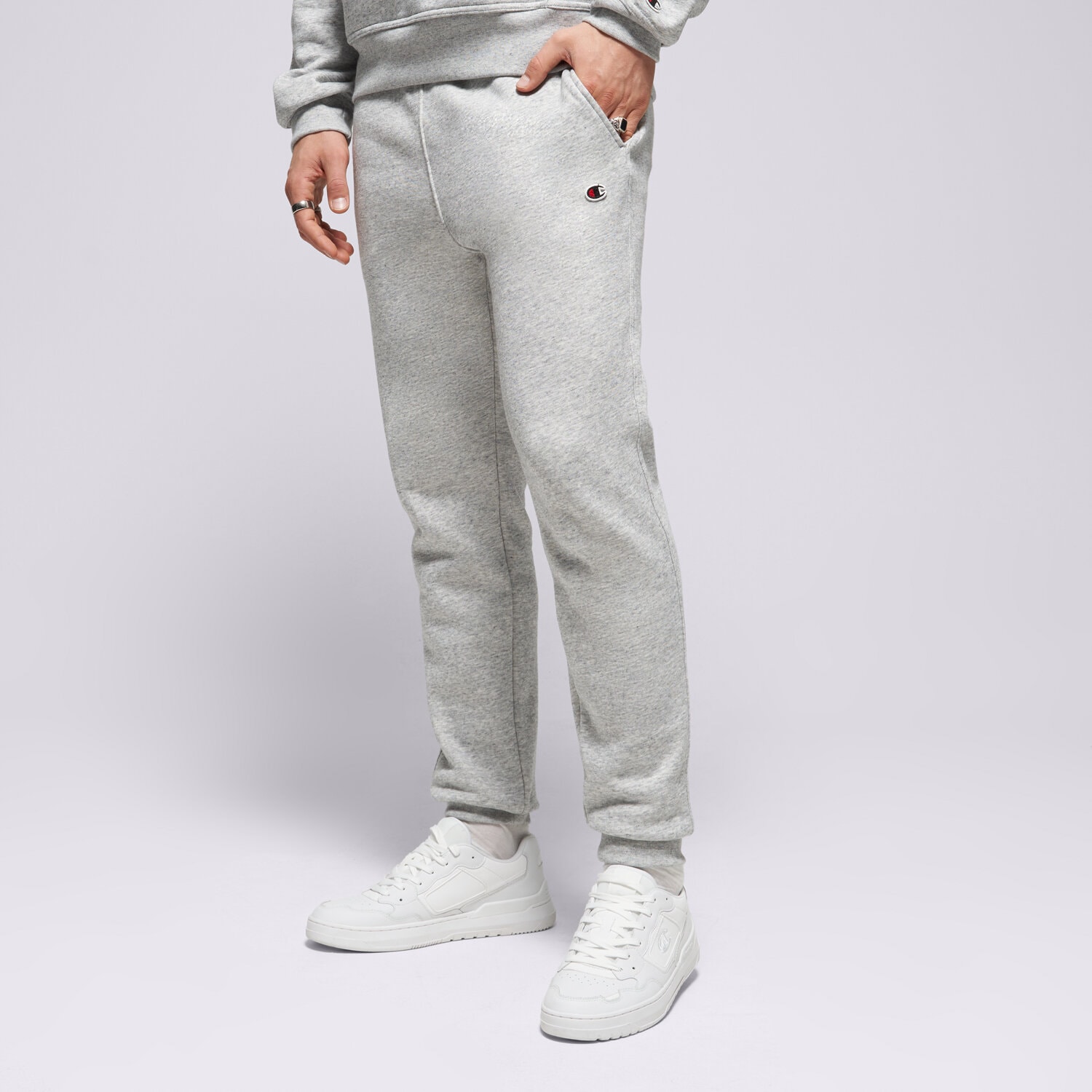 Herren Hosen CHAMPION HOSE RIB CUFF PANTS 220299EM021 Grau