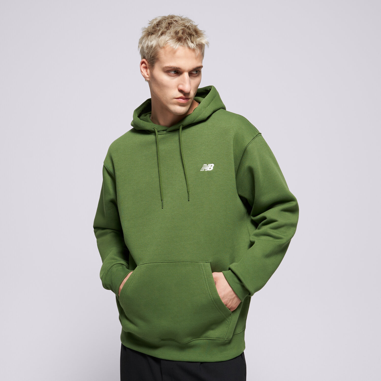 Herren NEW BALANCE HOODIE SPORT ESSENTIALS FLEECE HOODIE MT41511DAE Grün