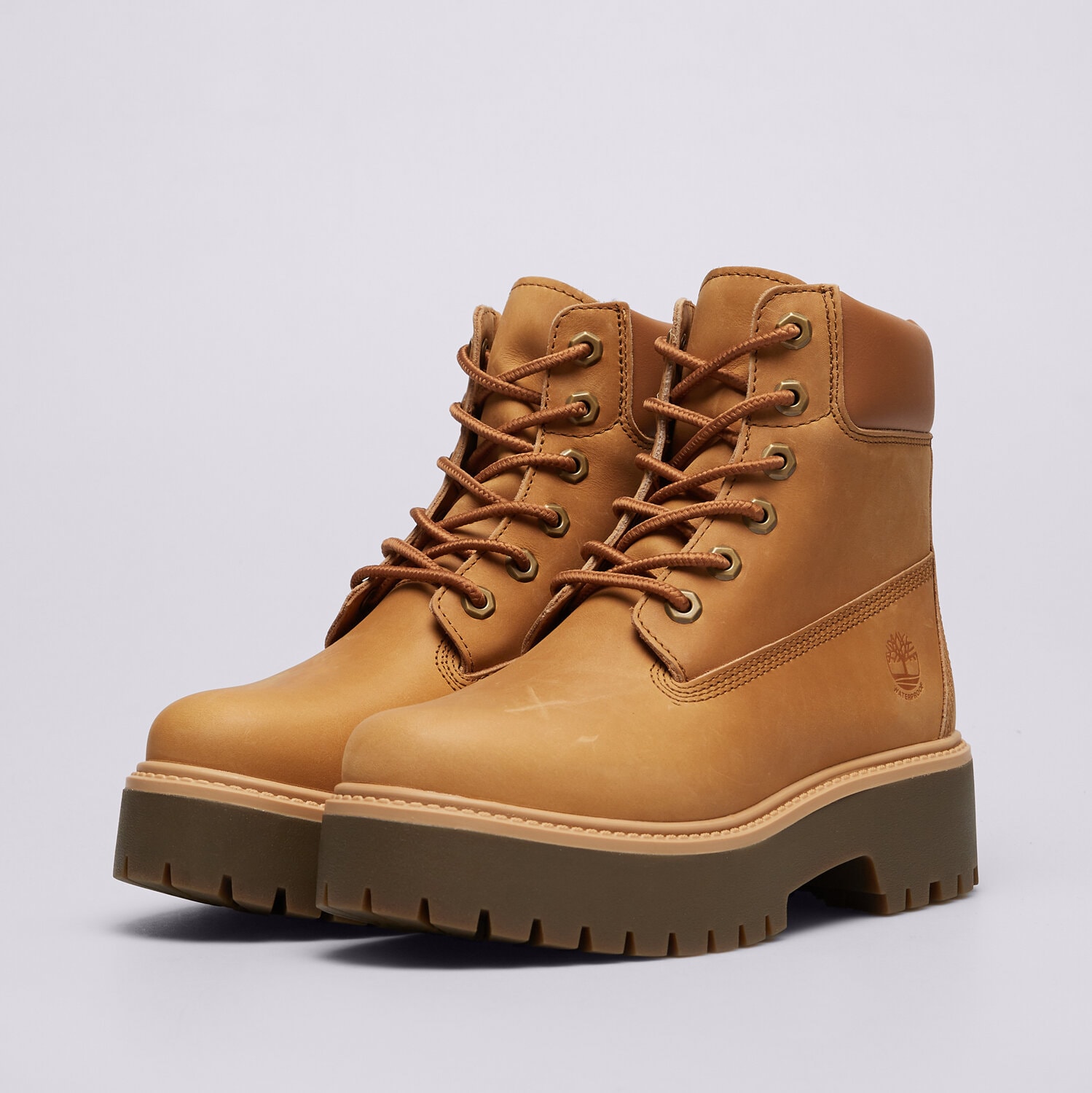 Timberland Botines De Piel 6-Inch Impermeables Stone Street Marrón — photo 3
