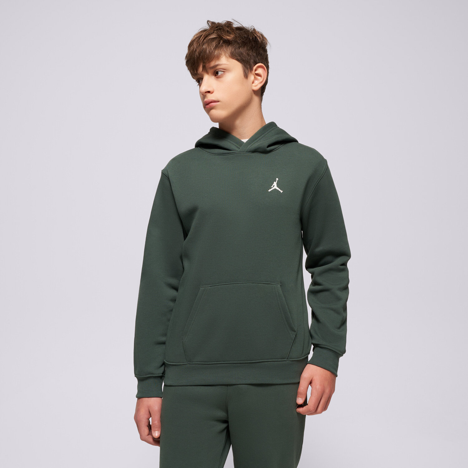 Kinder JORDAN HOODIE BROOKLYN FLEECE B 95F116-E8J Grün