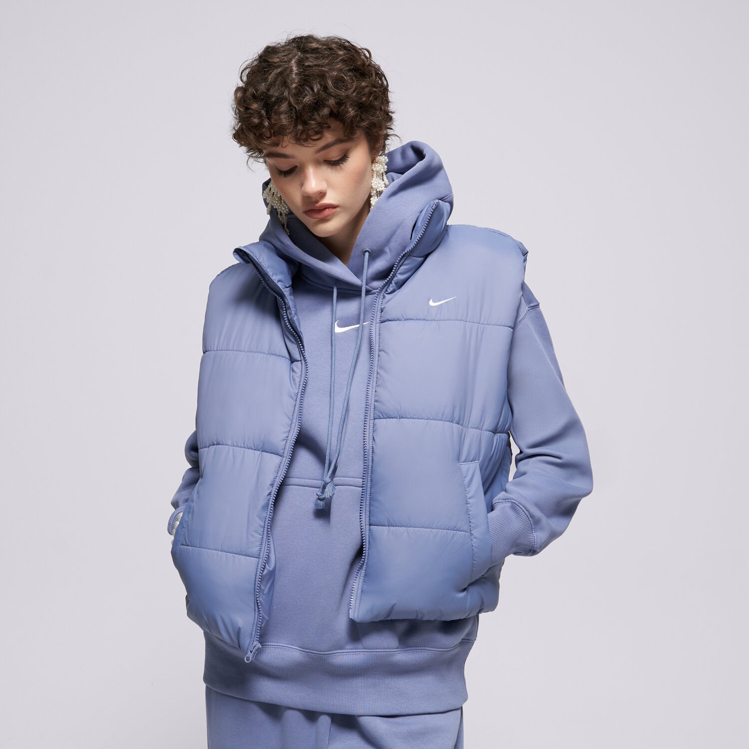 Damen Weste NIKE WESTE W NSW TF SYNFL NK CLSC VEST FZ5922-499 Blau