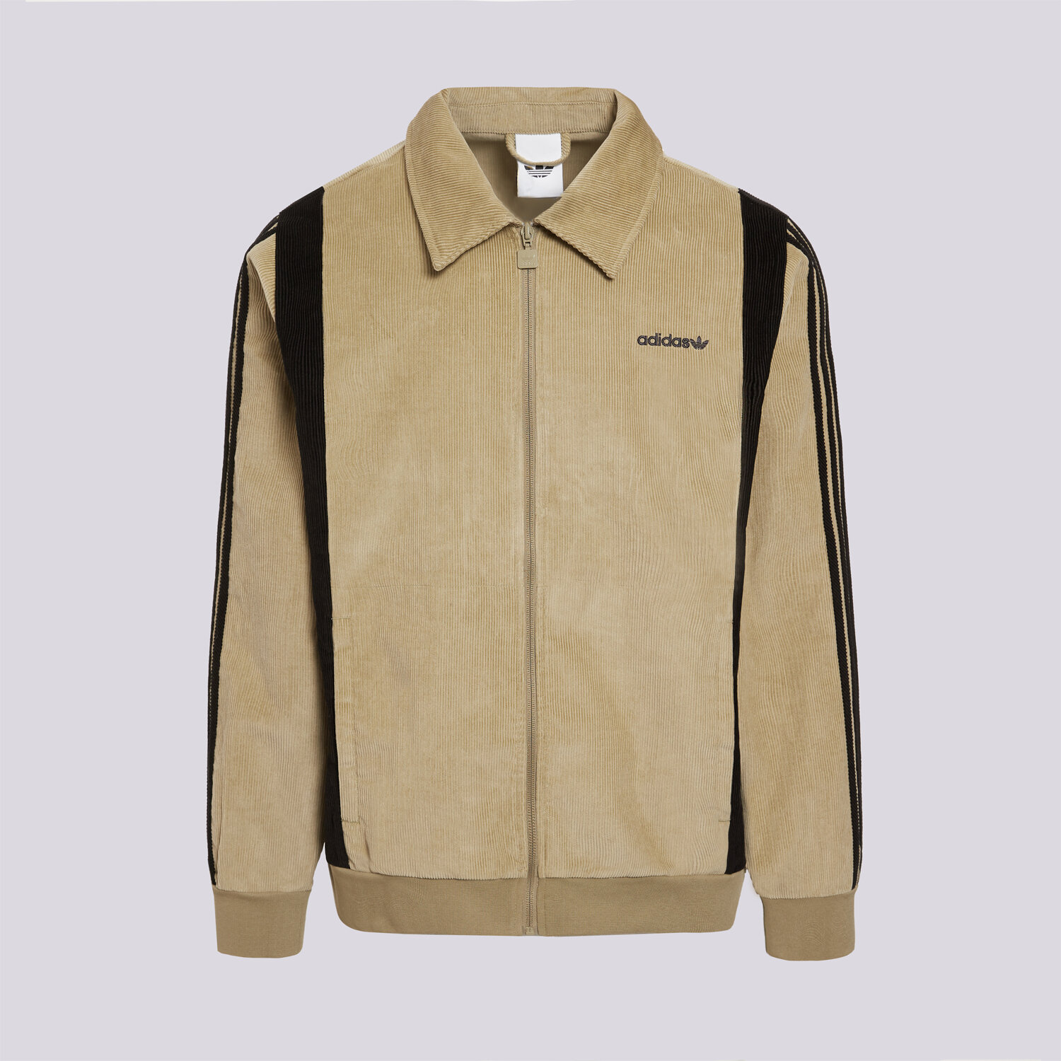 Herren ADIDAS SWEATSHIRT MIT REIßVERSCHLUSS PRO TRACK TOP JX3086 Beige