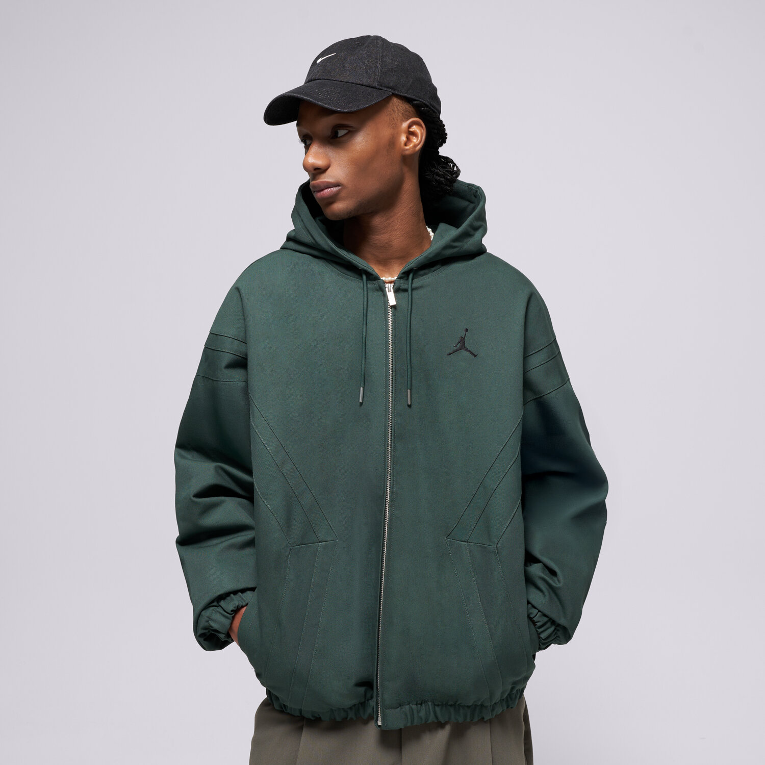 Herren Übergangsjacke JORDAN JACKE M J FLT DRAFT JKT HV1848-316 Grün