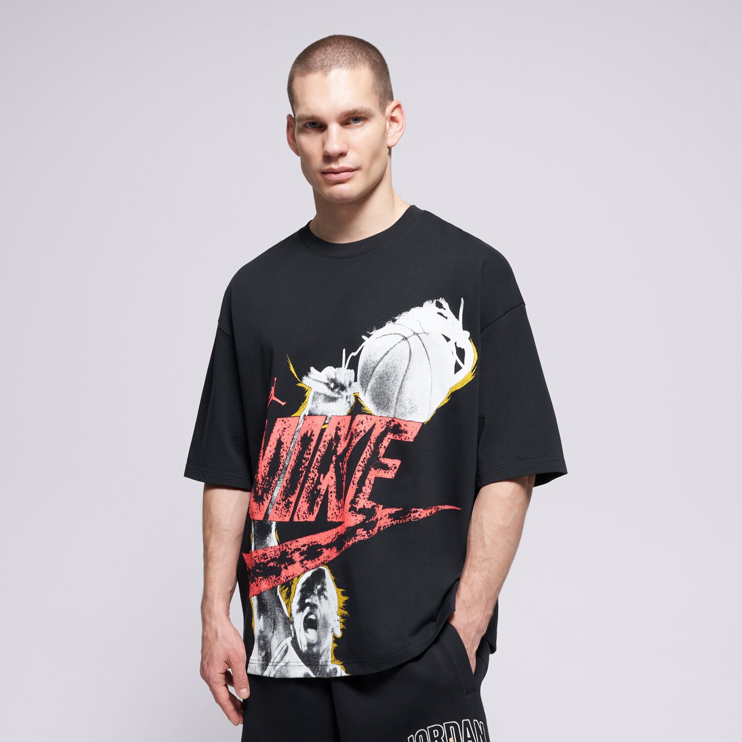 Herren T-Shirt JORDAN T-SHIRT M J REISSUE OVSZ SS CREW HQ9093-010 Schwarz