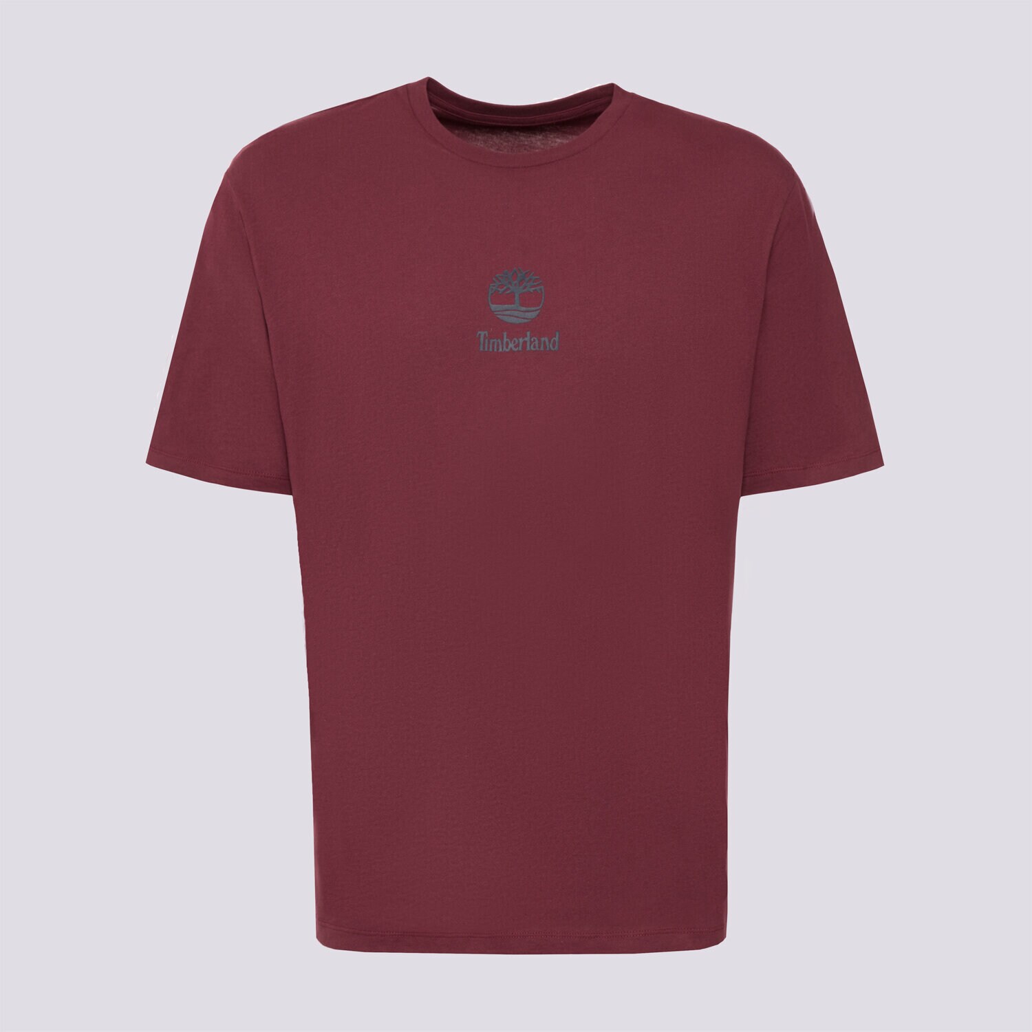 Herren T-Shirt TIMBERLAND T-SHIRT NEW SMALL LOGO PRINT SS TEE BURGUNDY TB0A6WWT6481 Violet