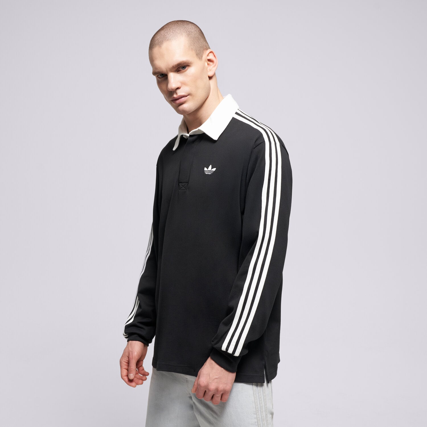 Herren Polo-Shirt ADIDAS POLO 3S PL KE3576 Schwarz