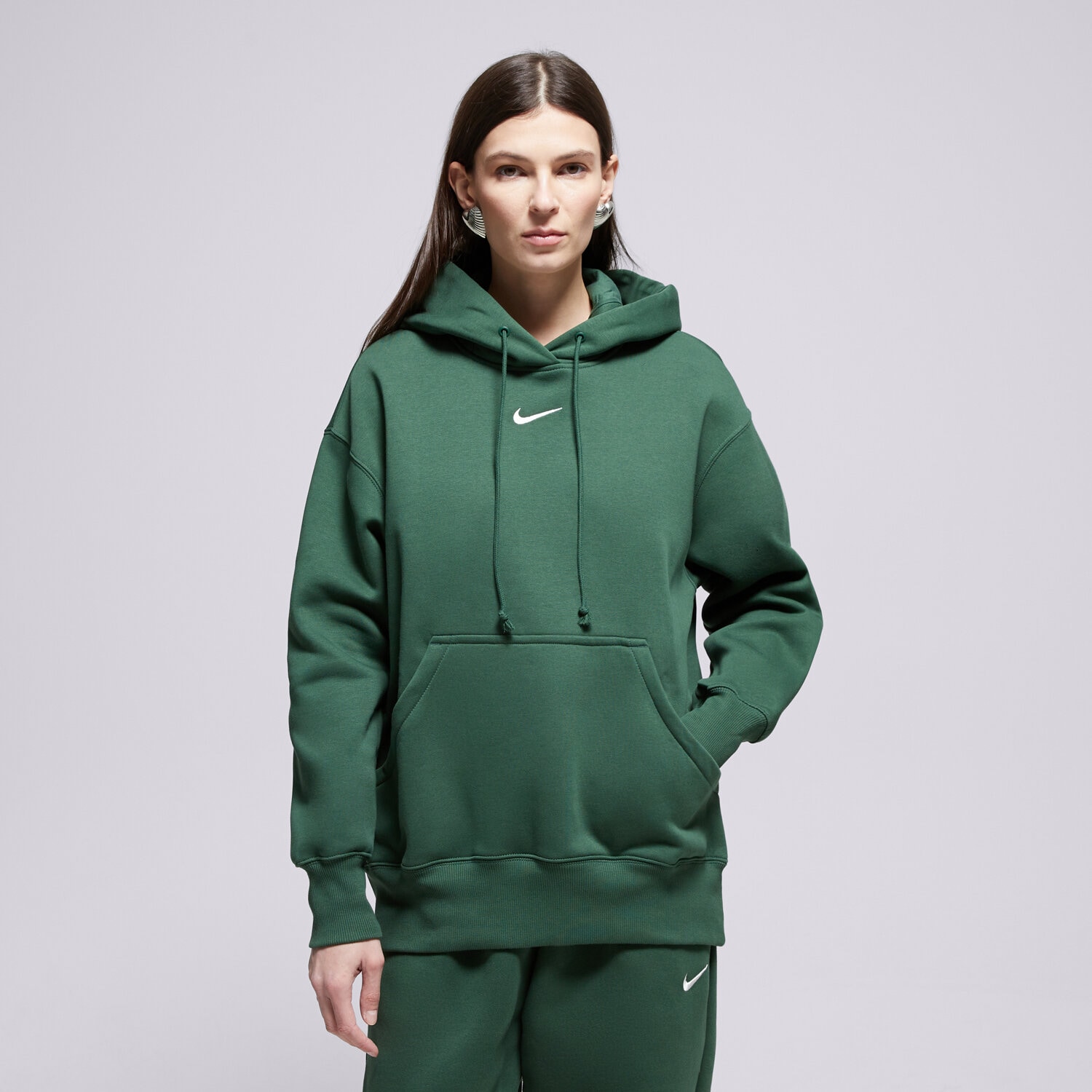 Damen NIKE HOODIE PHNX FLC OS HOODIE W NSW DQ5860-323 Grün