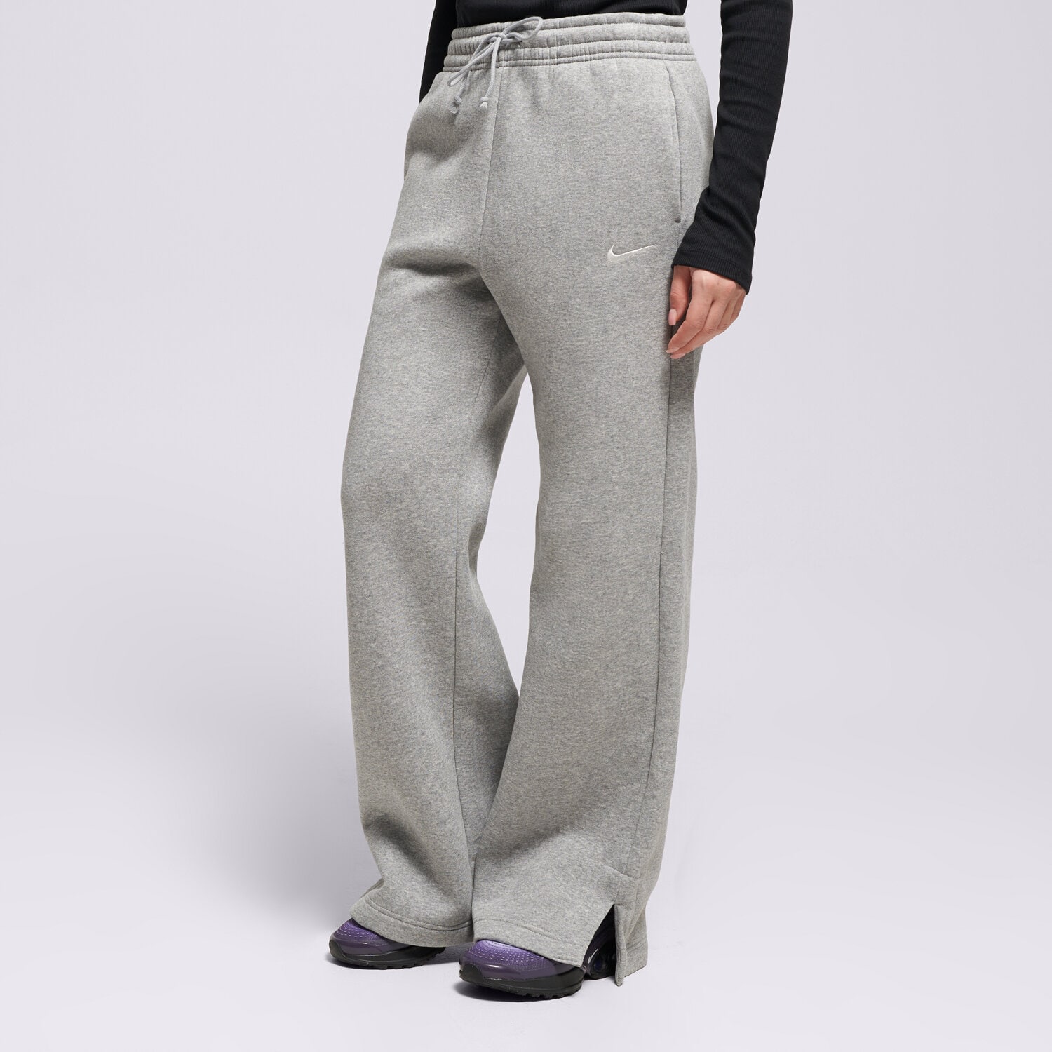 Damen Hosen NIKE HOSE PHNX FLC HR PANT WIDE 2 W NSW IH1011-063 Grau