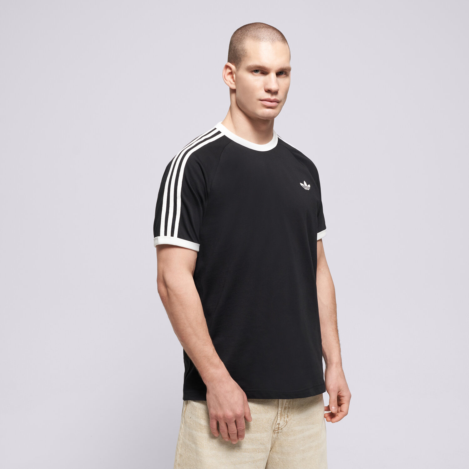 Herren T-Shirt ADIDAS T-SHIRT 3S KE3538 Schwarz