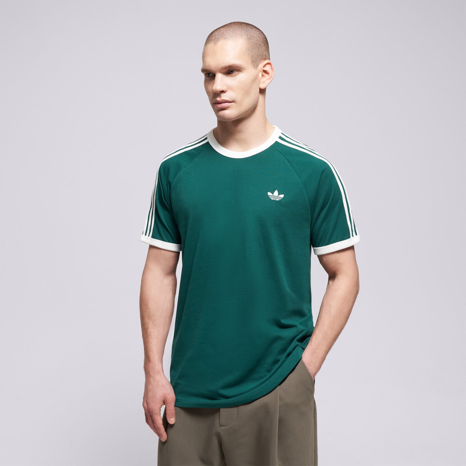 Herren T-Shirt ADIDAS T-SHIRT 3S TEE KE3534 Grün