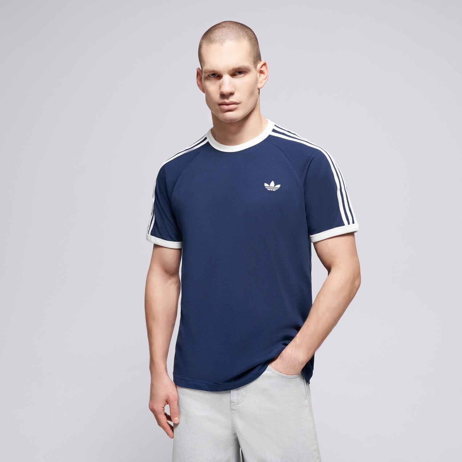 Herren T-Shirt ADIDAS T-SHIRT 3S TEE KE3536 Dunkelblau